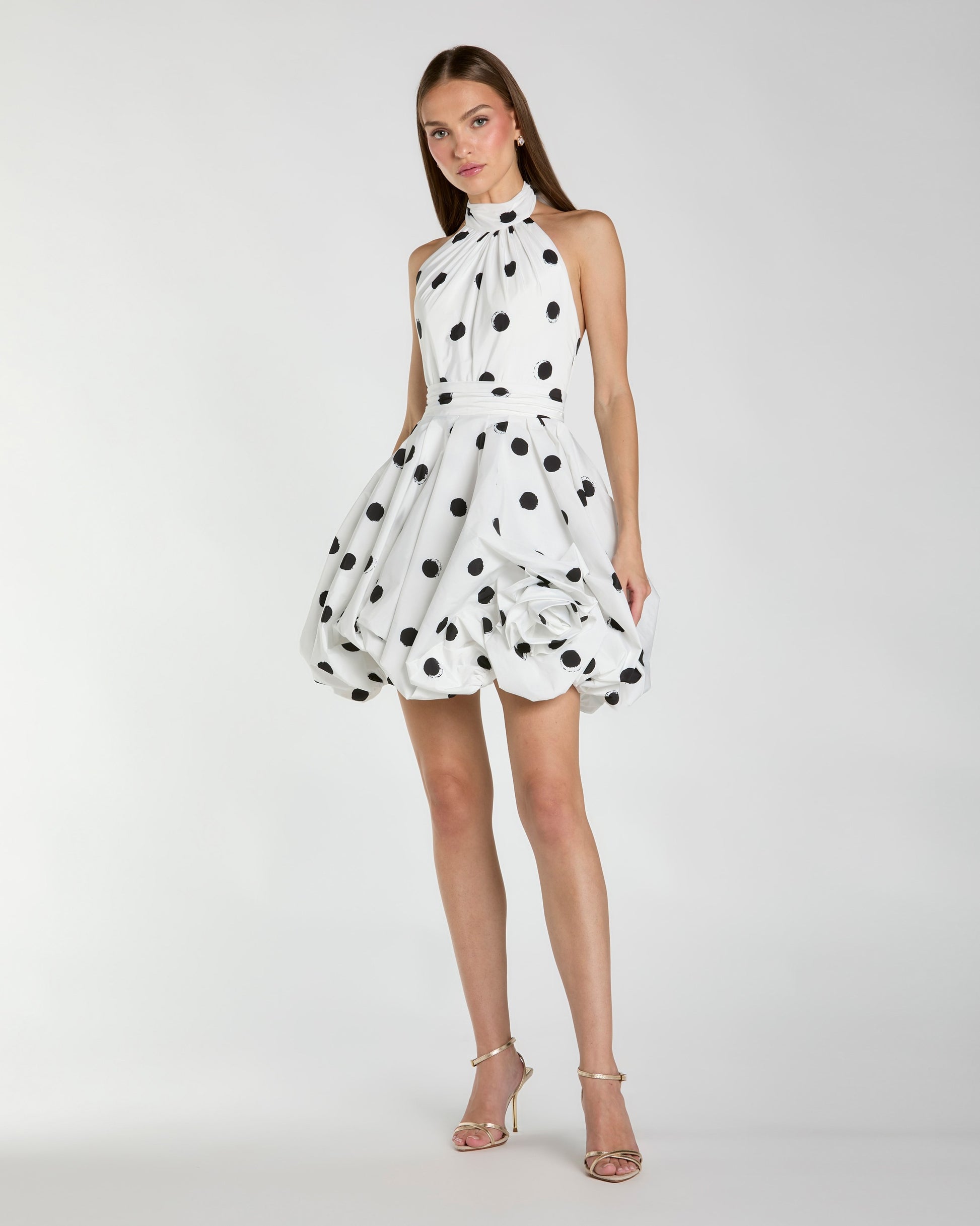 Cocktail Dresses A Line Mini Short Cocktail Dress Mac Duggal 21233 Black Ivory