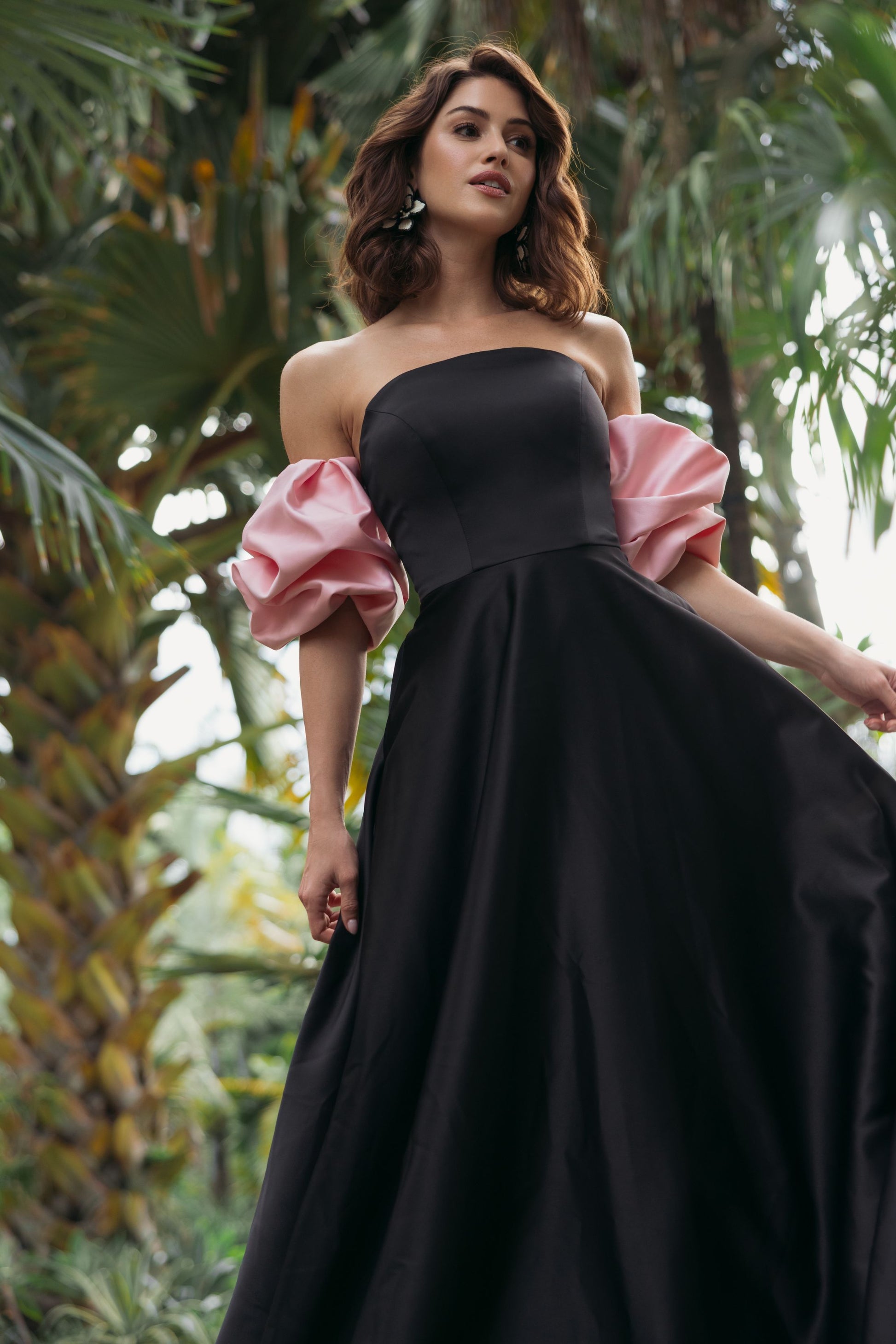 Prom Dresses Long Formal Ball Gown Prom Dress Mac Duggal 21241 Black Pink