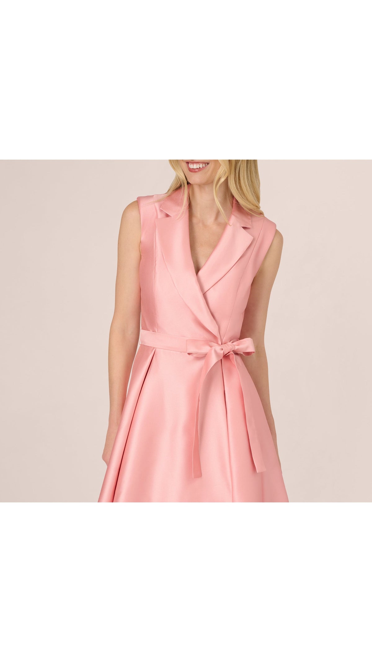 Adrianna Papell Sleeveless Mikado Suit Dress 212631
