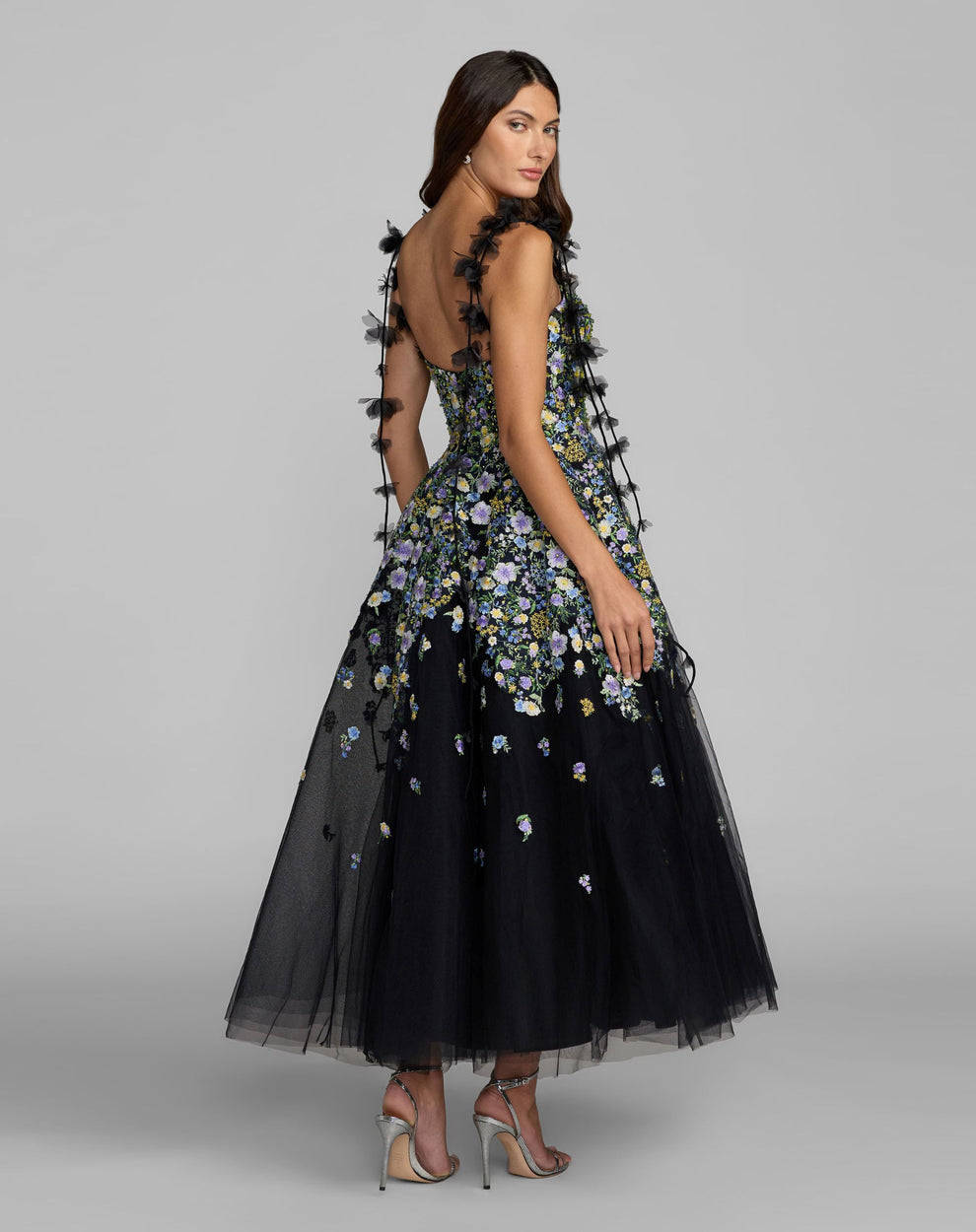 Sweetheart Floor-Length Tulle Occasion A-Line Mac Duggal 21356