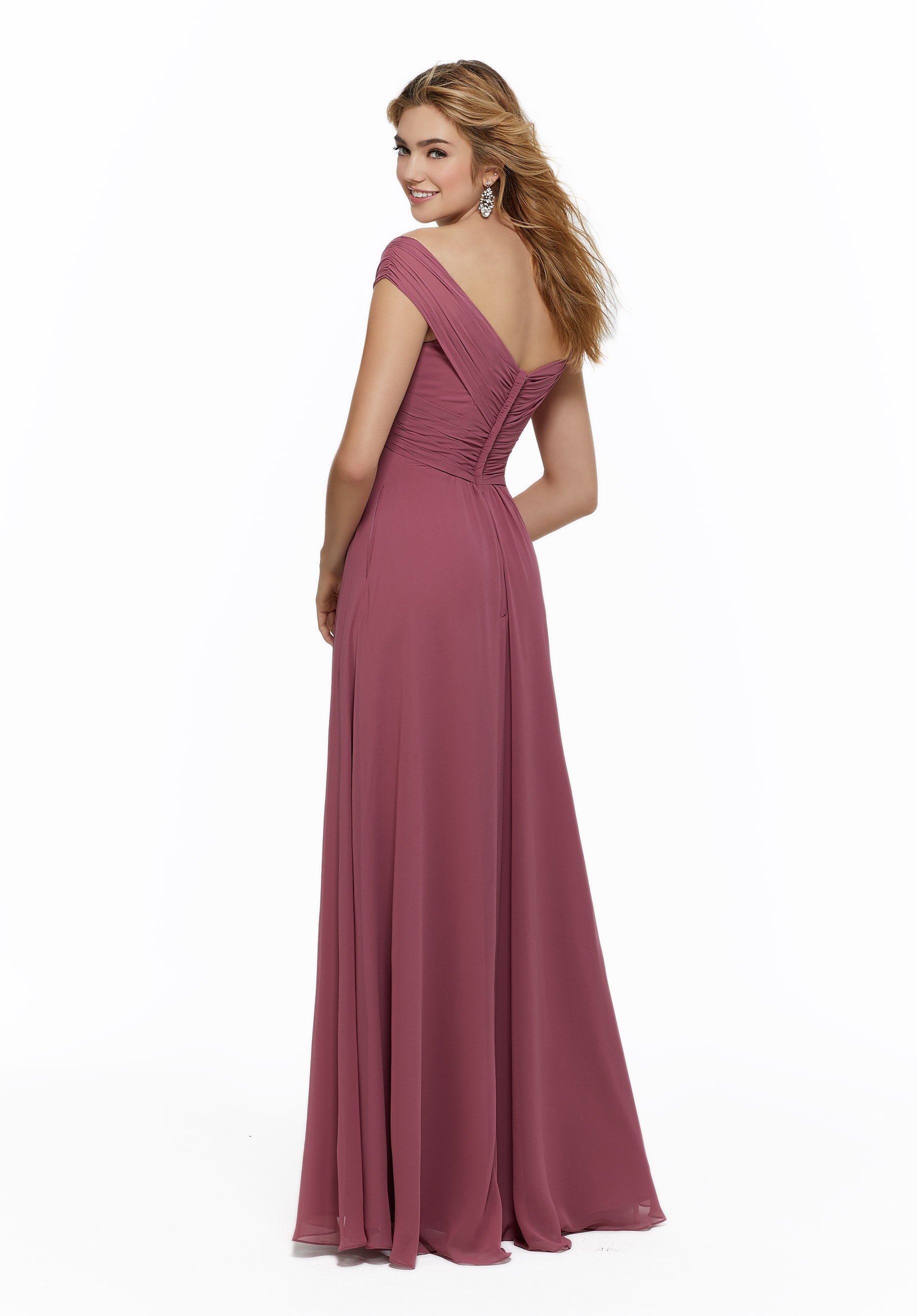 Formal Dresses Long A Line Evening Formal Dress MGNY Madeline Gardner New York 21646 Rosewood