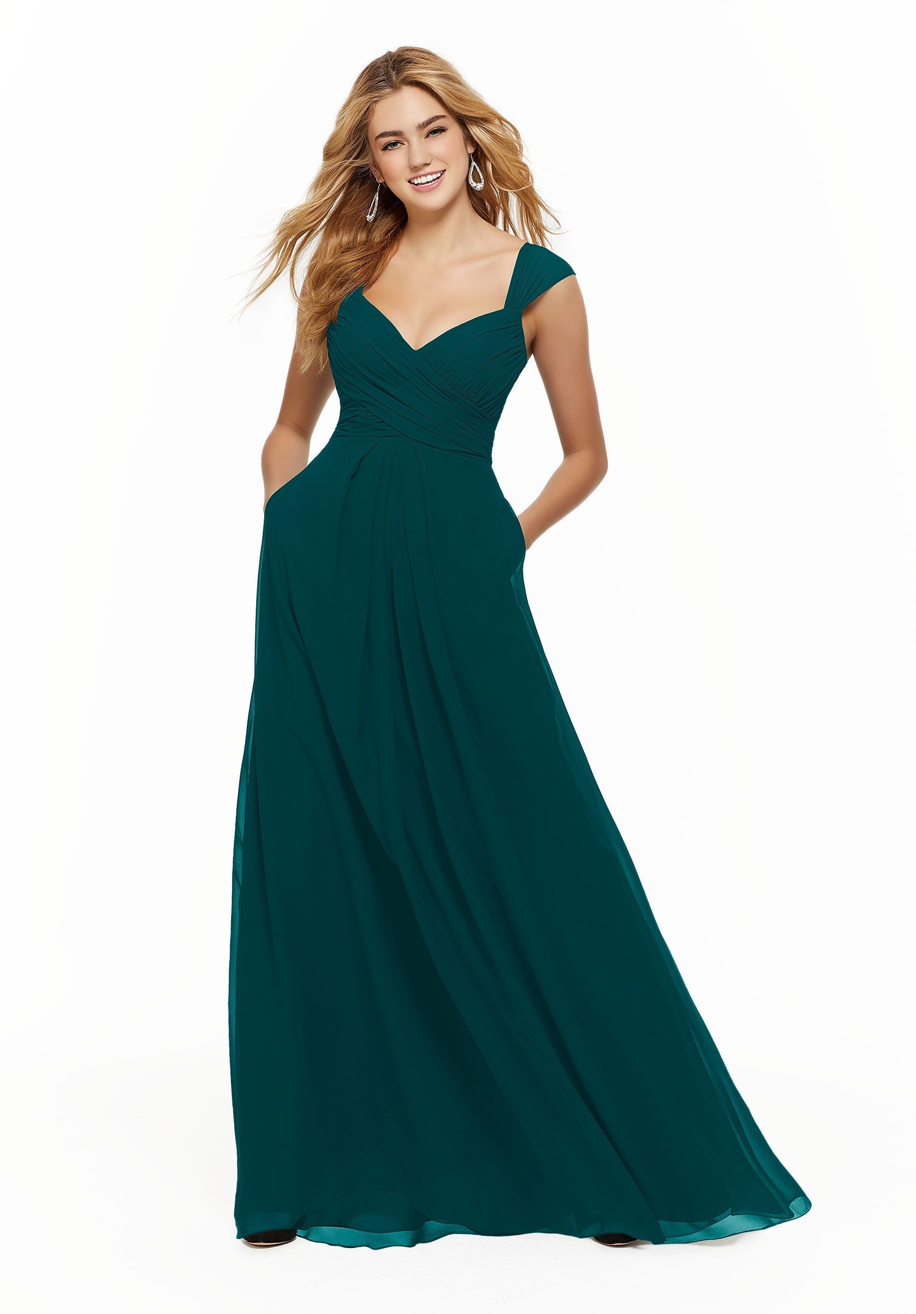 Formal Dresses Long Evening Formal Dress MGNY Madeline Gardner New York 21647 Teal