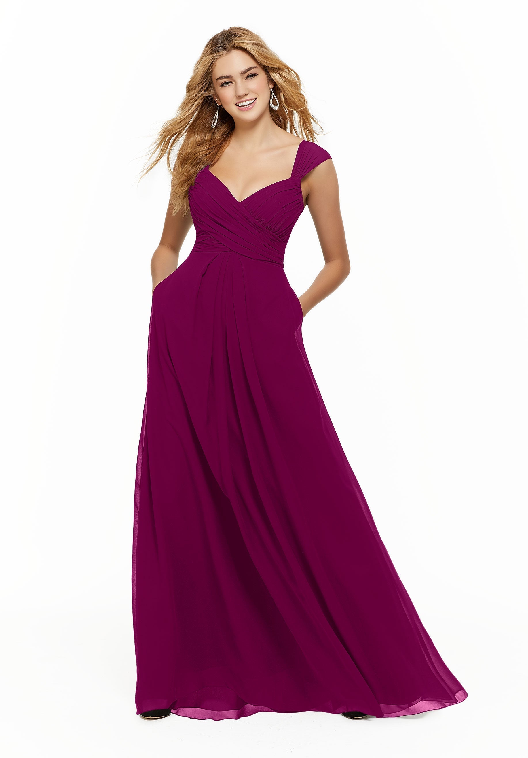 Formal Dresses Long Evening Formal Dress MGNY Madeline Gardner New York 21647 Mulberry