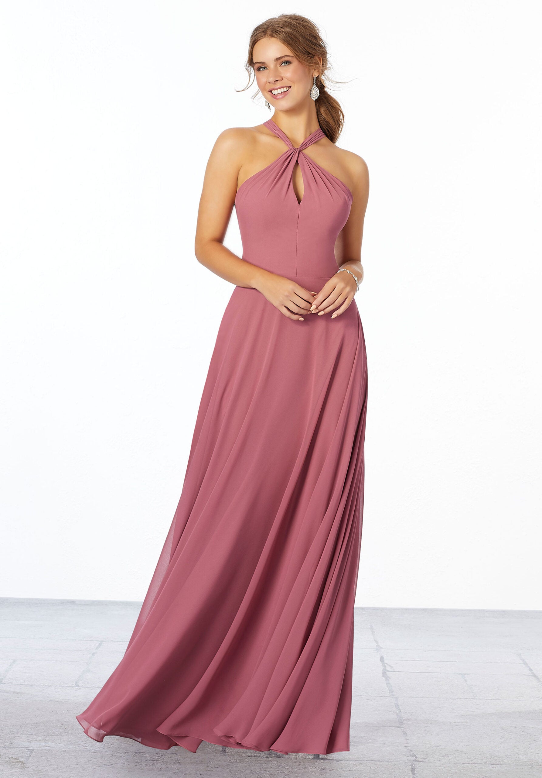 Formal Dresses Long Evening Formal A Line Dress MGNY Madeline Gardner New York 21670 Rosewood