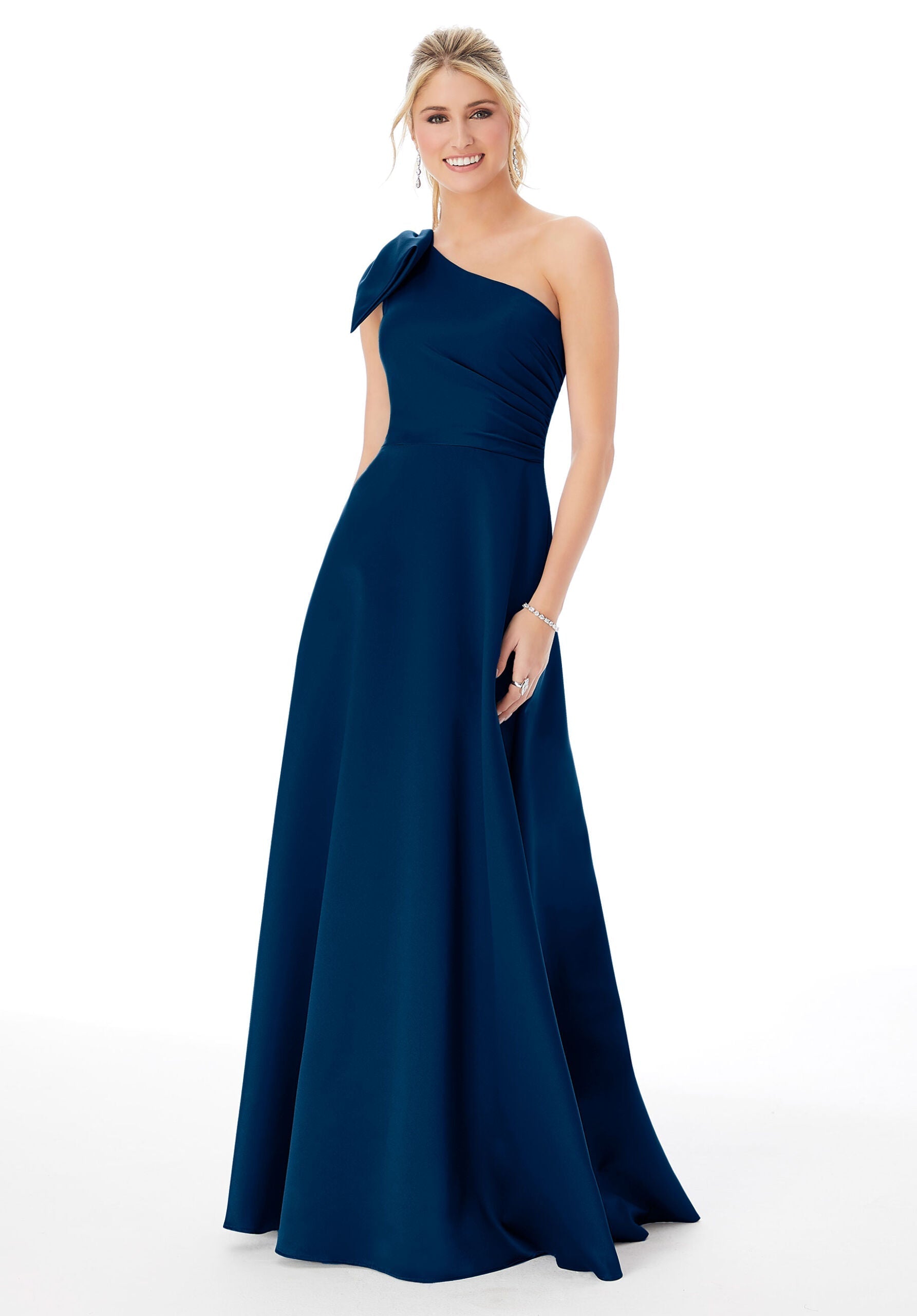 Formal Dresses Formal Long Evening A Line Dress MGNY Madeline Gardner New York 21682 Sapphire