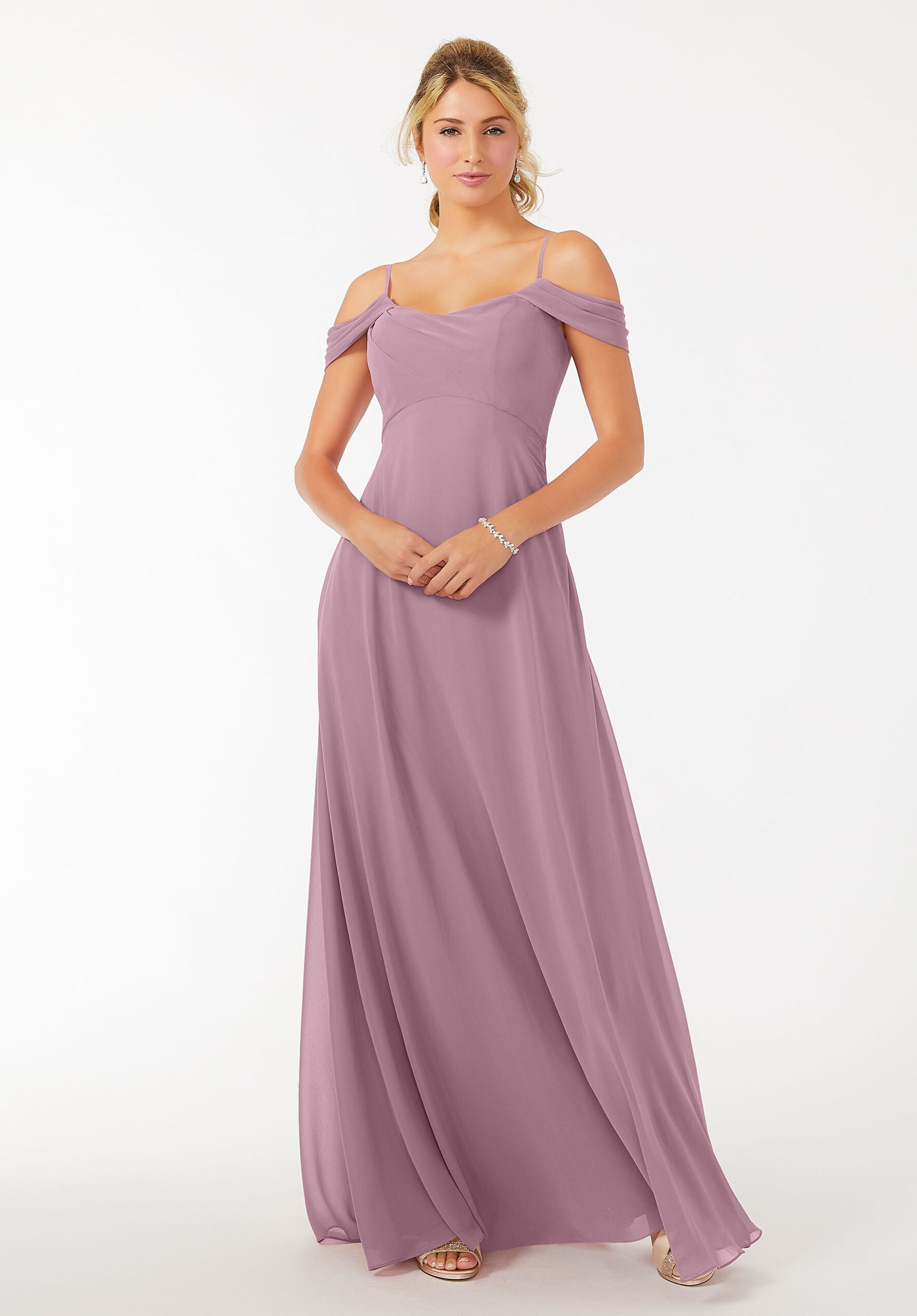 Formal Dresses Long Evening Formal A Line Dress MGNY Madeline Gardner New York 21703 French Lilac
