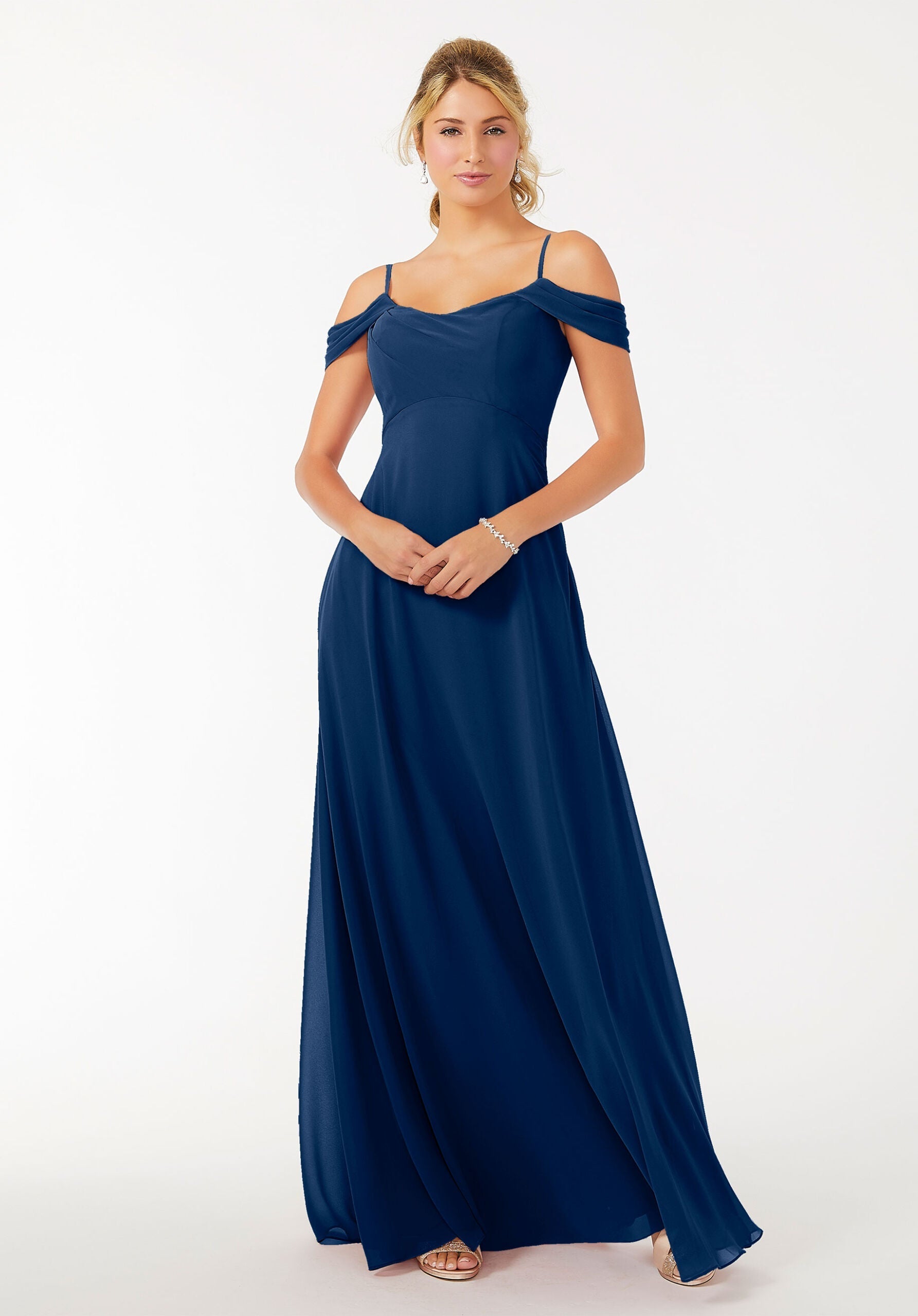 Formal Dresses Formal Long Evening A Line Dress MGNY Madeline Gardner New York 21703 Sapphire