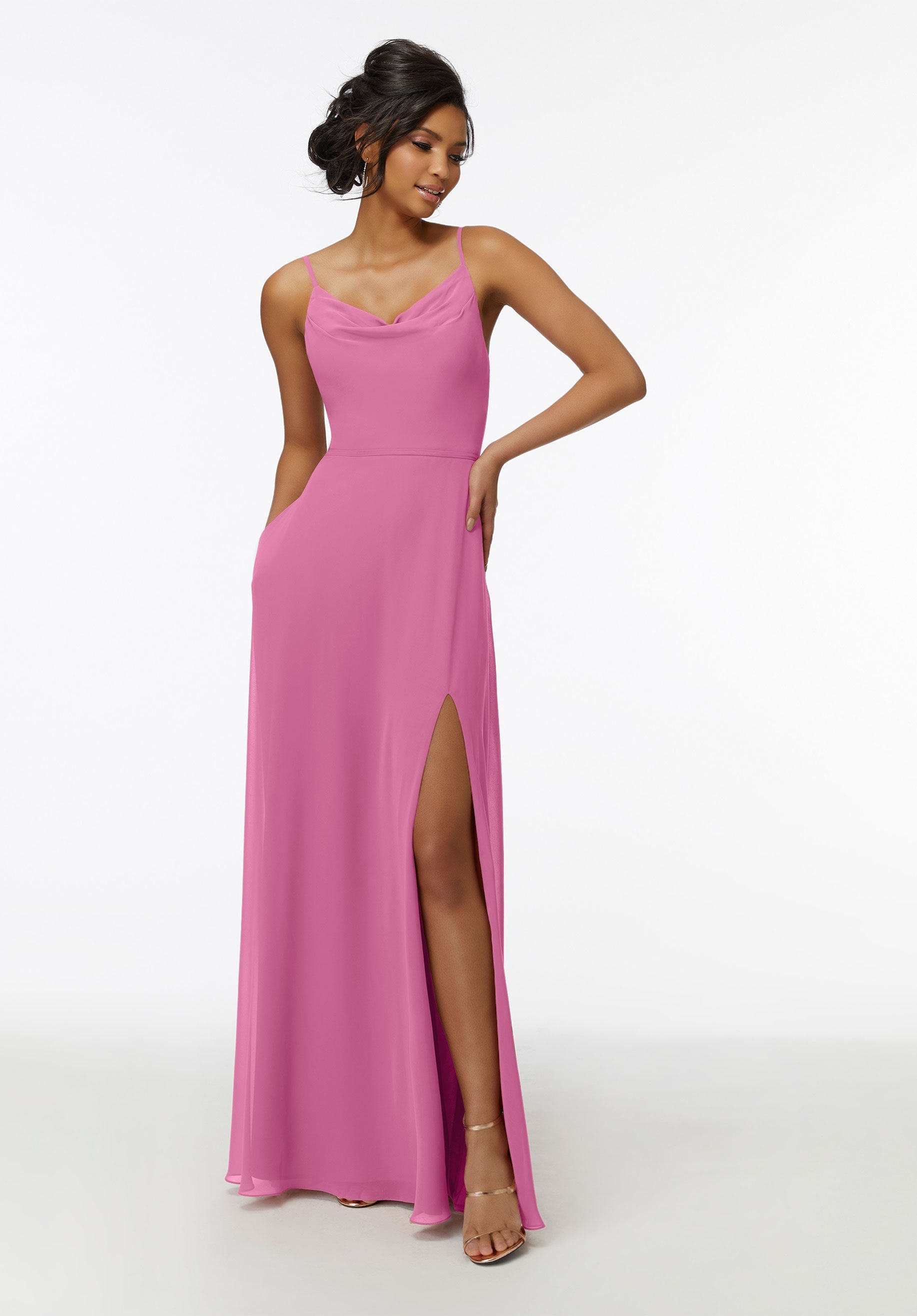 Formal Dresses Long A Line Slit Formal Dress MGNY Madeline Gardner New York 21732 Bloom