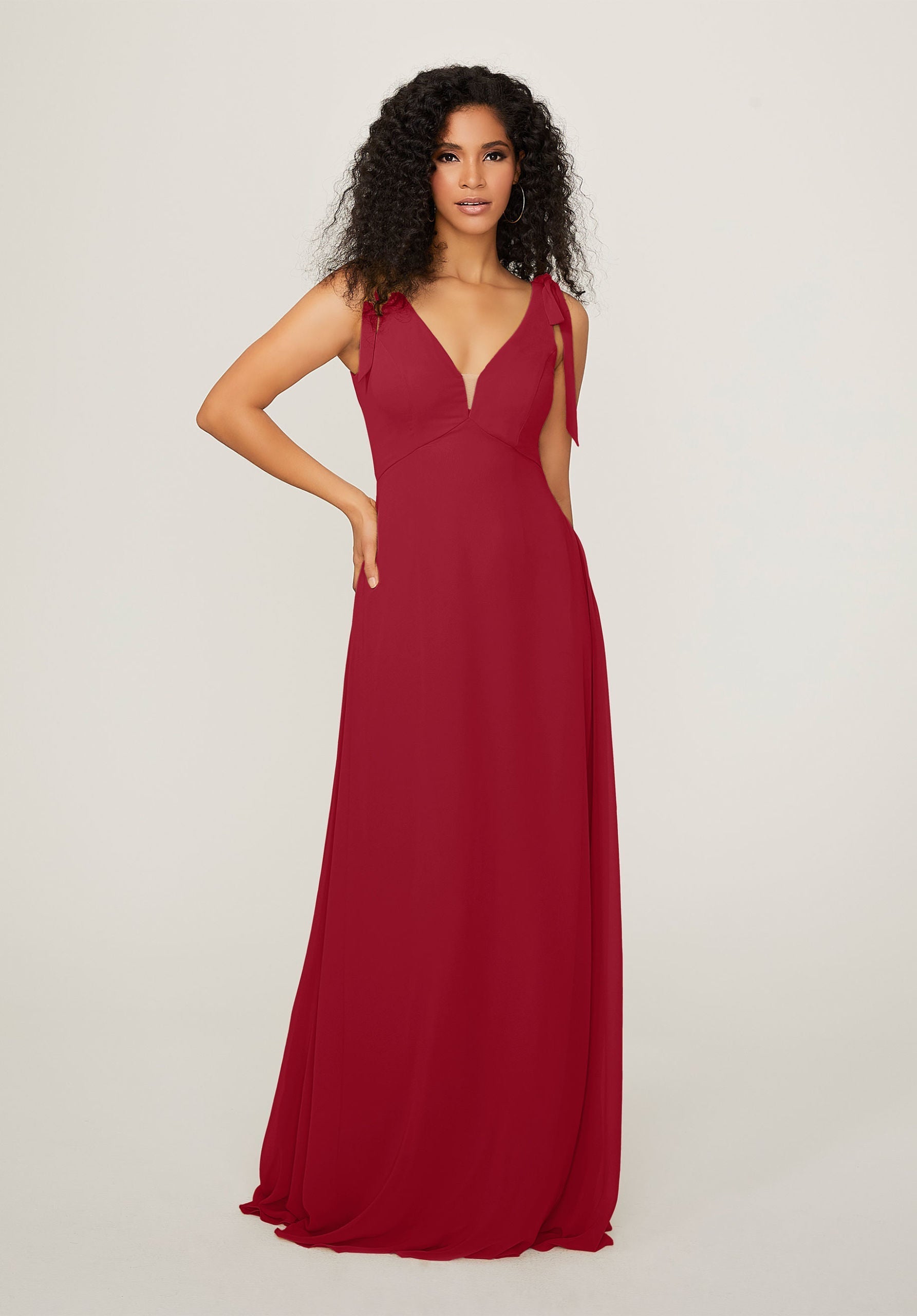 Formal Dresses Long Evening A Line Formal Dress MGNY Madeline Gardner New York 21789 Claret