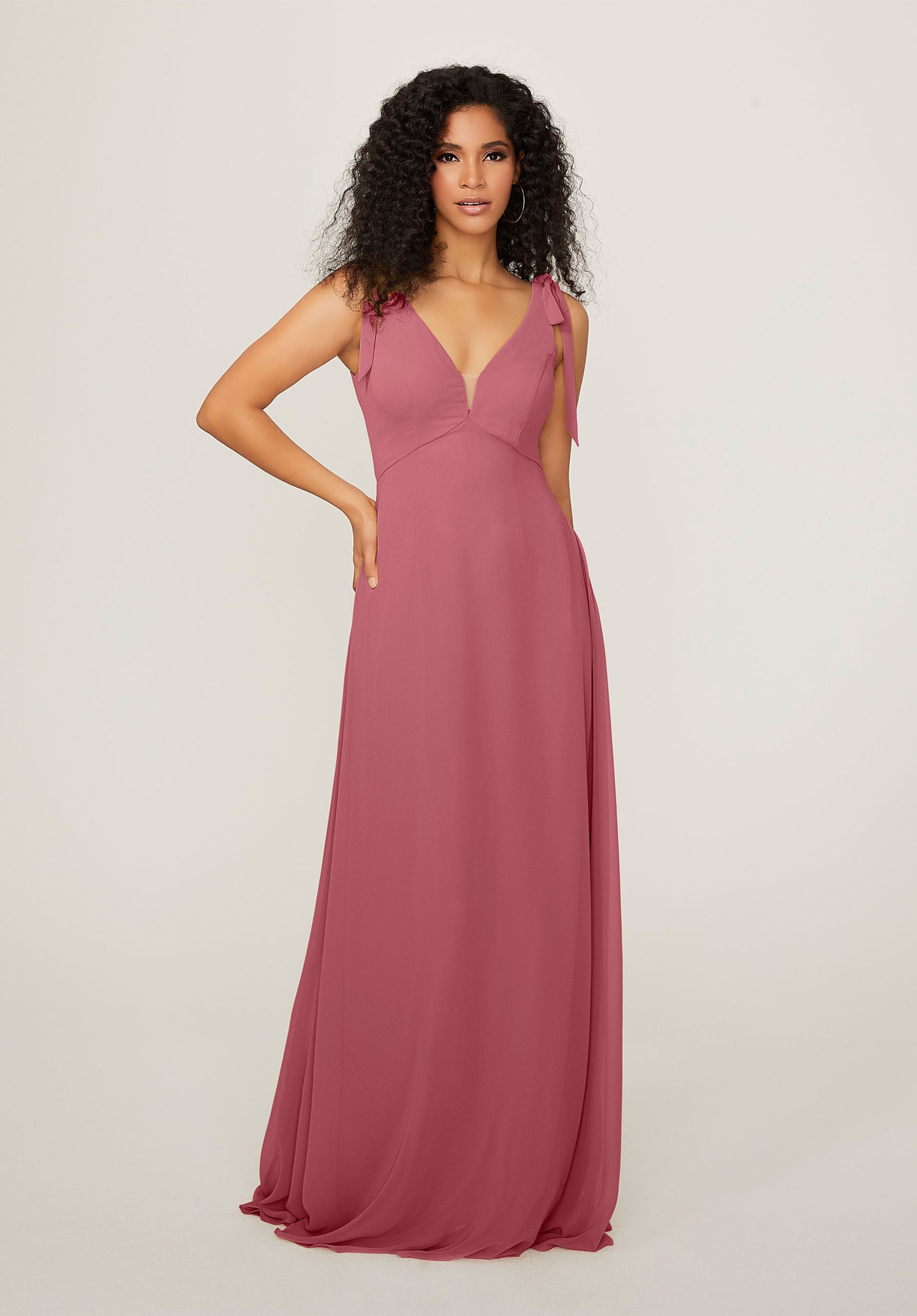Formal Dresses Evening Formal Long Dress MGNY Madeline Gardner New York 21789 Rosewood