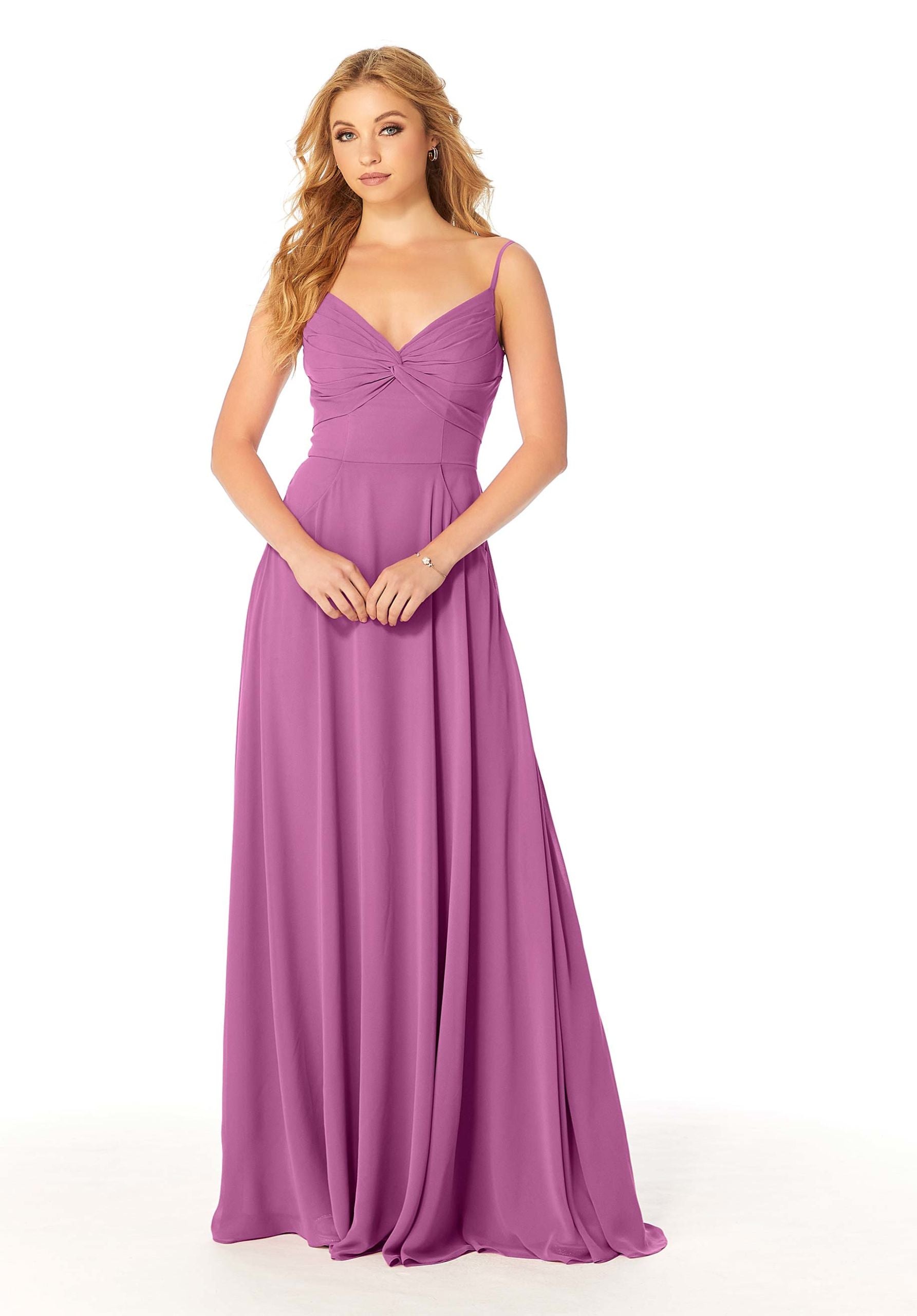 Formal Dresses A Line Pleated Long Formal Dress MGNY Madeline Gardner New York 21814 Primrose