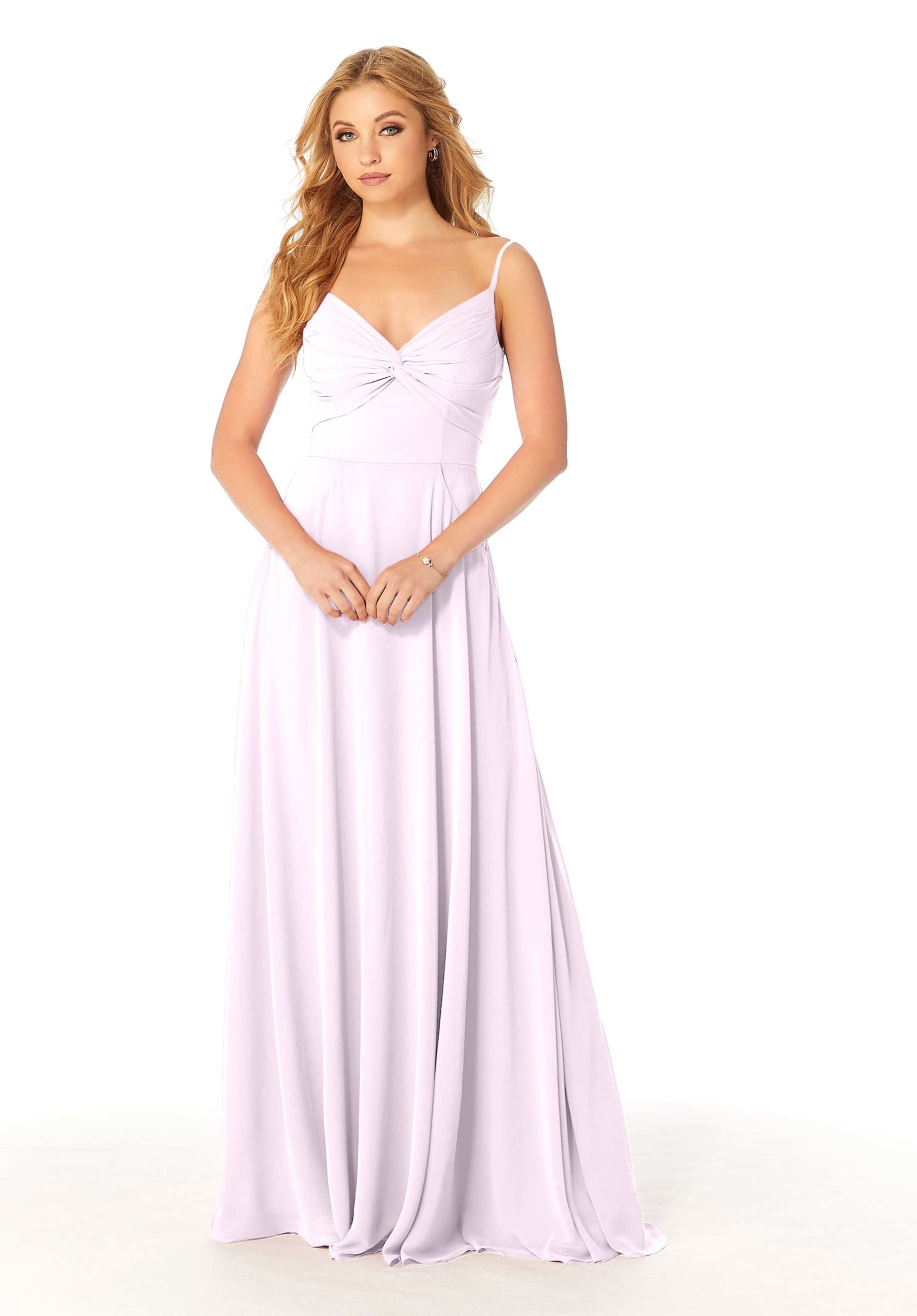 Formal Dresses Pleated Long A Line Formal Dress MGNY Madeline Gardner New York 21814 Wisteria