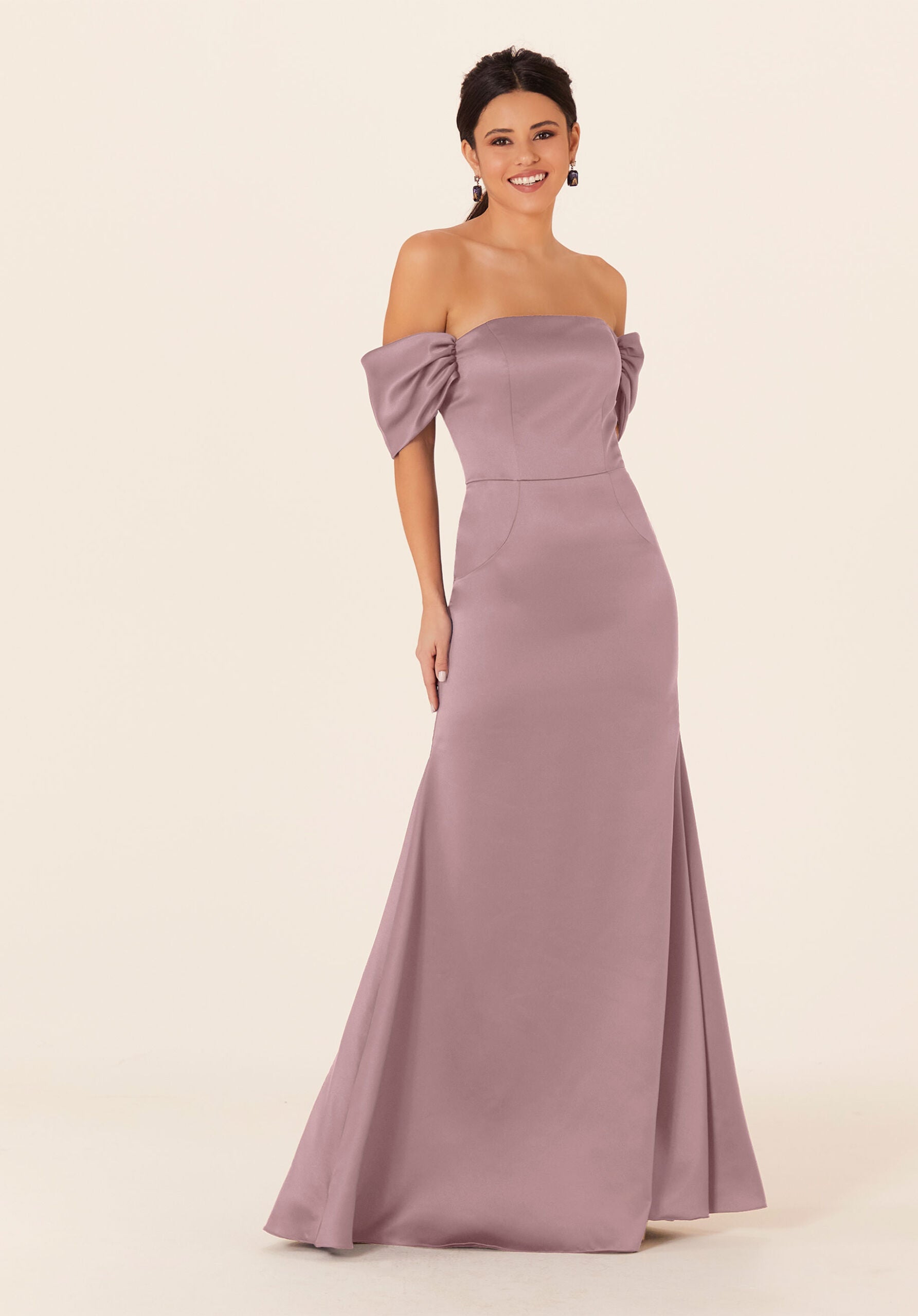 Formal Dresses Long Formal Fitted Evening Dress MGNY Madeline Gardner New York 21825 French Lilac