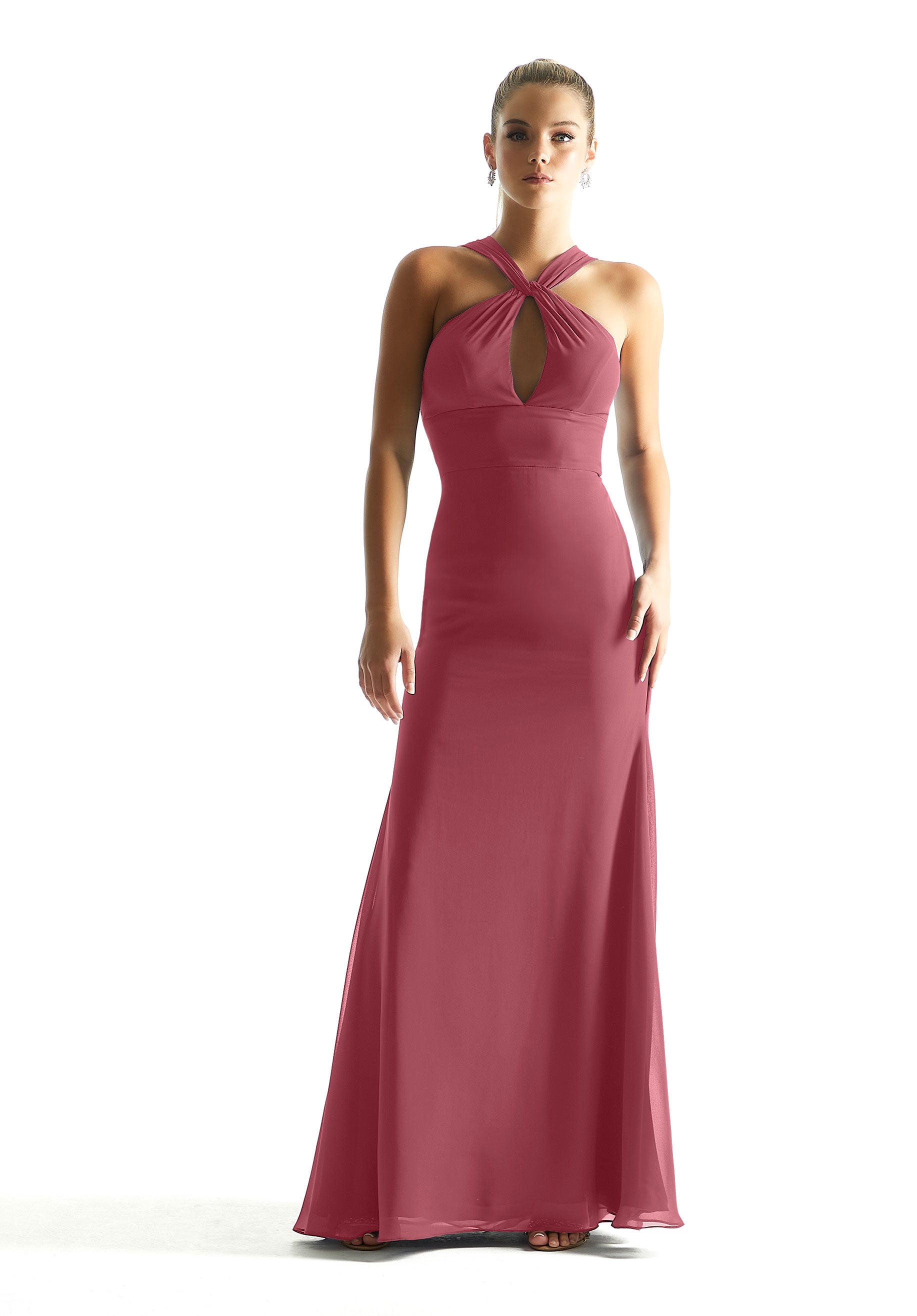 Formal Dresses Long Formal Evening Dress MGNY Madeline Gardner New York 21848 Rosewood
