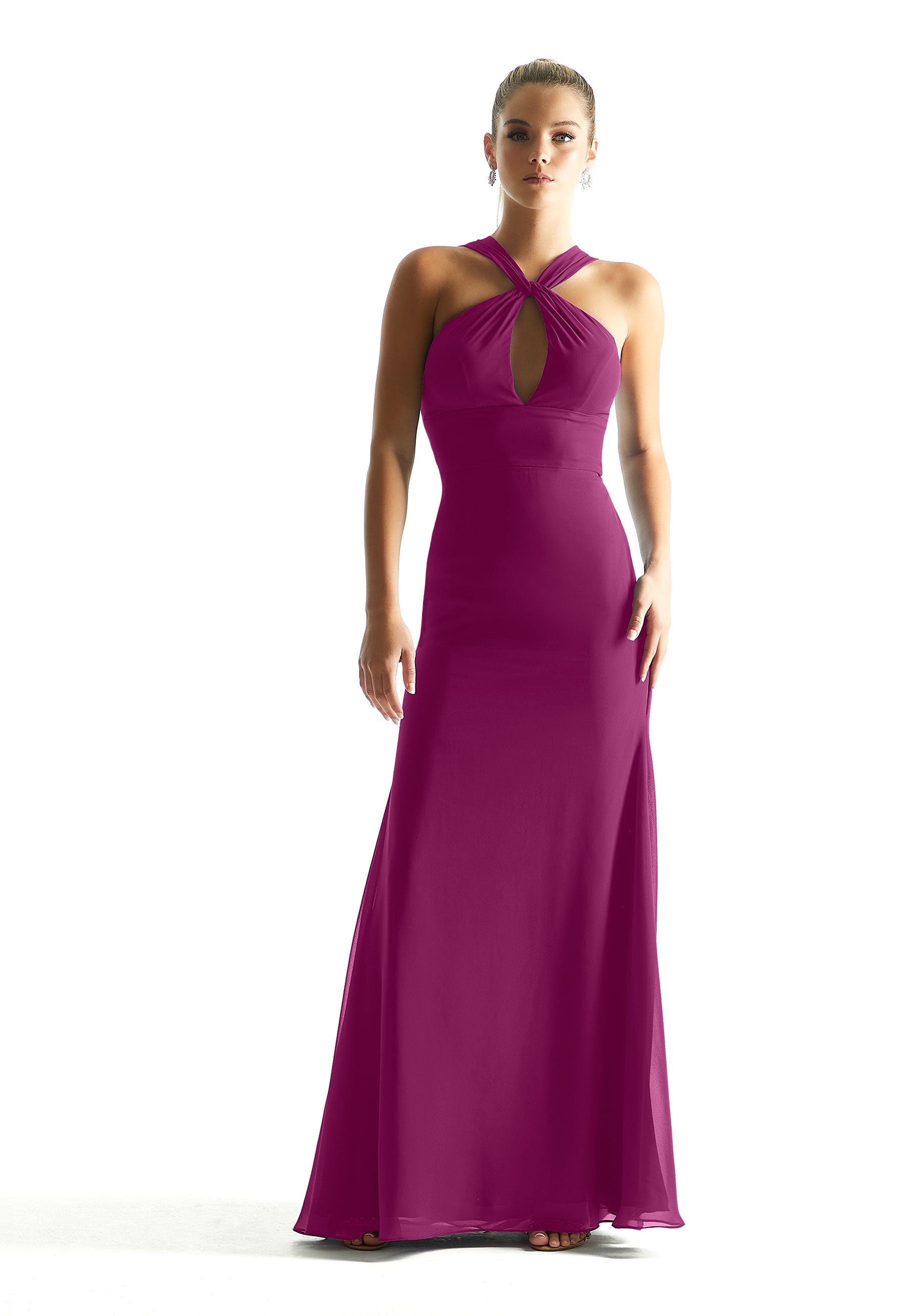 Formal Dresses Evening A Line Formal Long Dress MGNY Madeline Gardner New York 21848 Mulberry