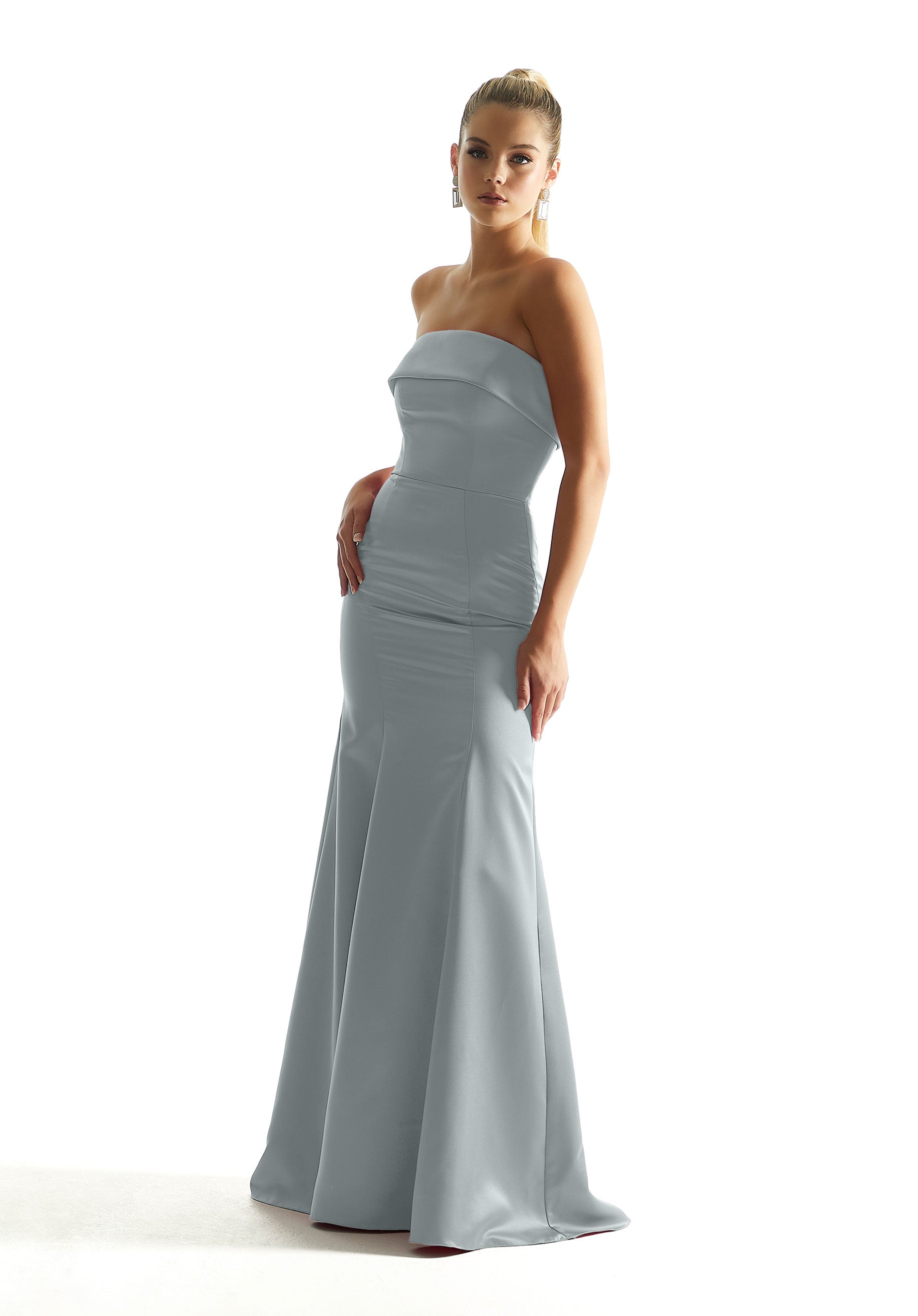 Formal Dresses Mermaid Long Evening Formal Dress MGNY Madeline Gardner New York 21849 Dove