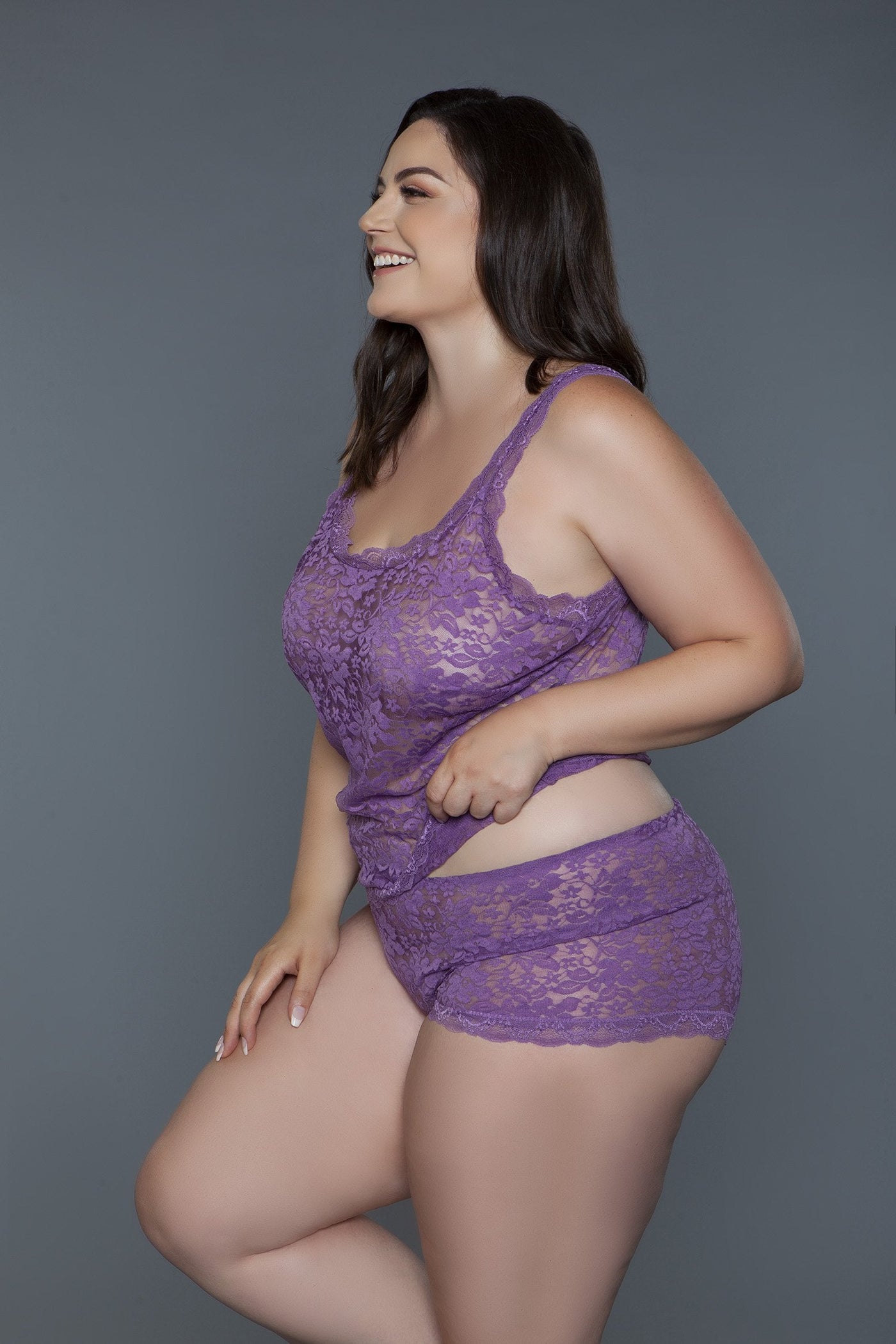 Lingerie 2237 Melina Set Purple