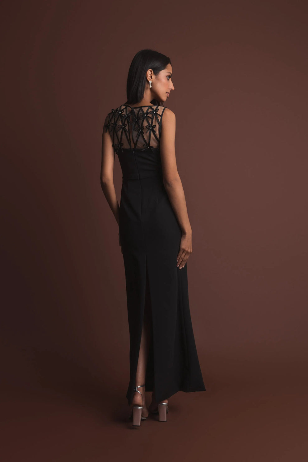 Prom Dresses Long Formal Applique Prom Dress Black