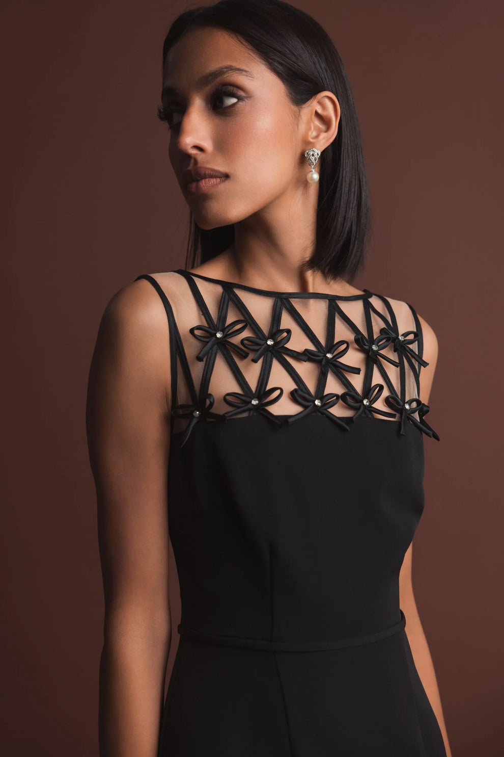 Prom Dresses Long Formal Applique Prom Dress Black