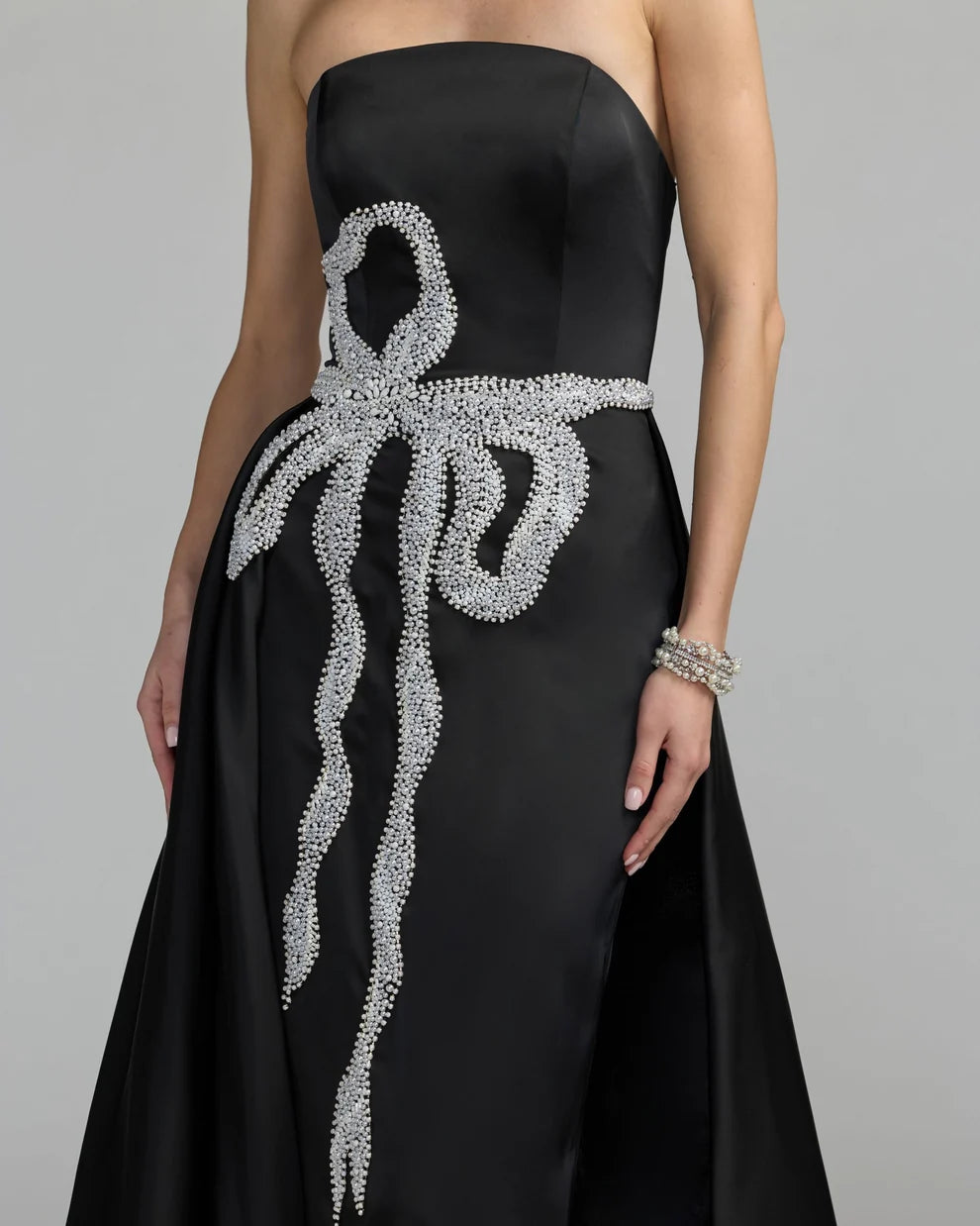 Pleated Prom Ball Gown Long Formal Mac Duggal 2317