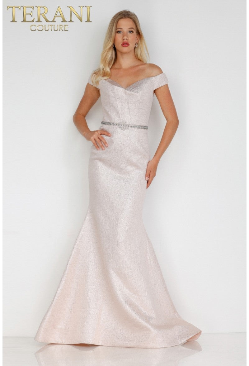 Formal Dresses Long Formal Fitted Evening Dress Rose Gold