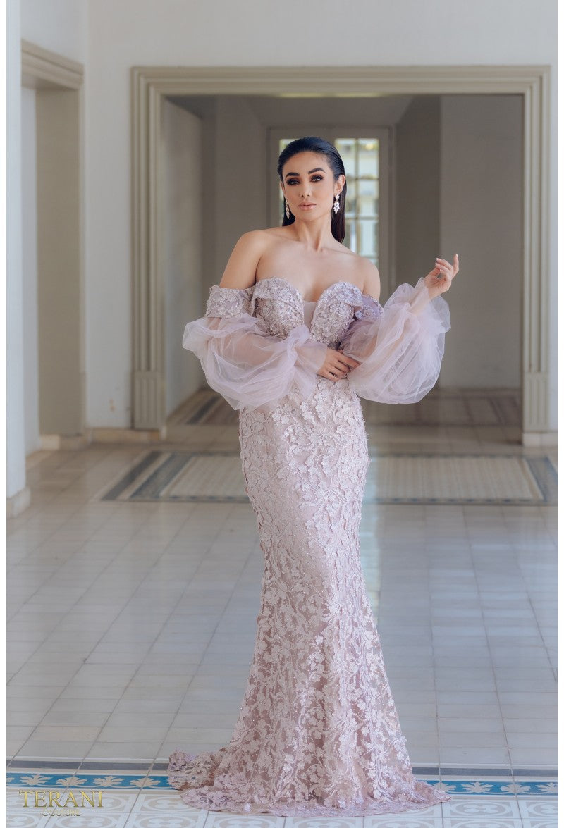 Terani couture beaded gown hot sale