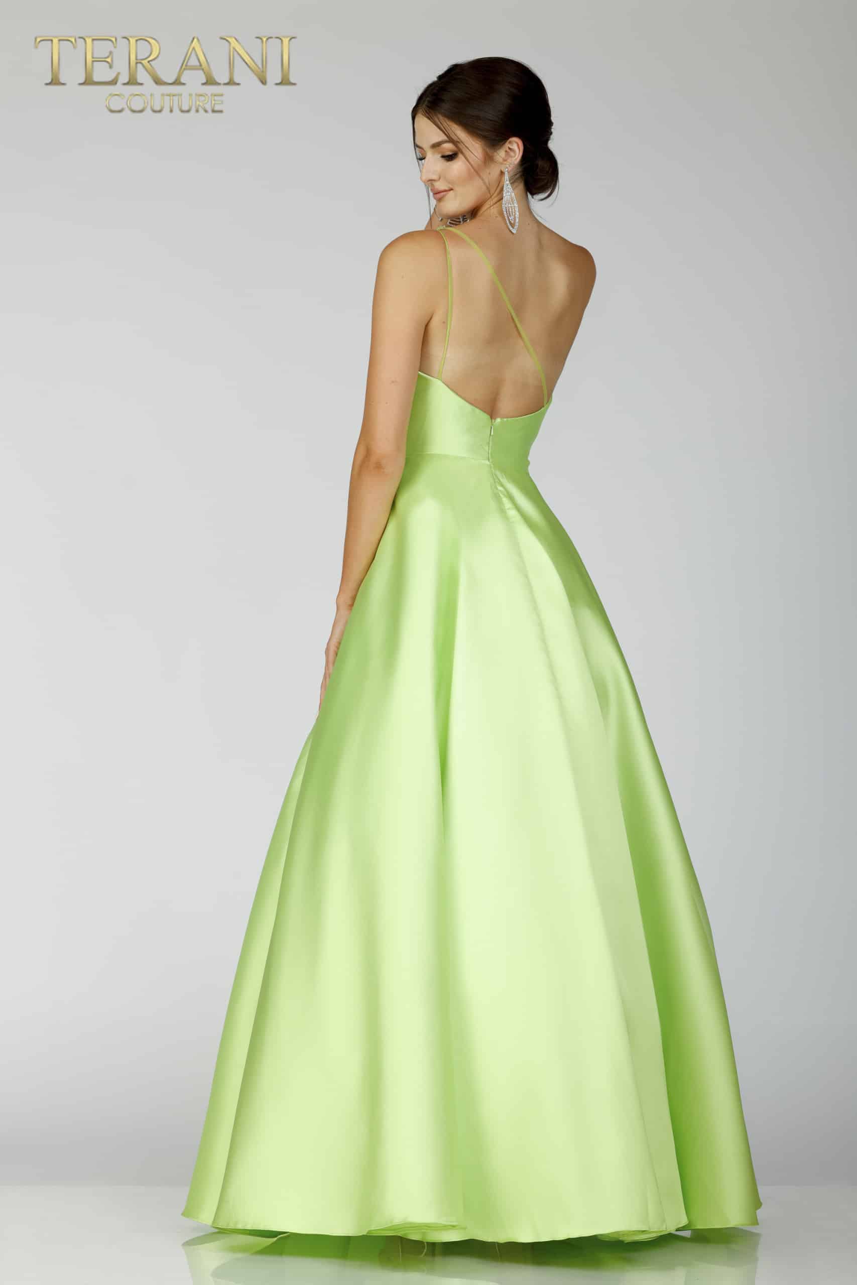 Prom Dresses Long Formal Prom Beaded A Line Dress Lime