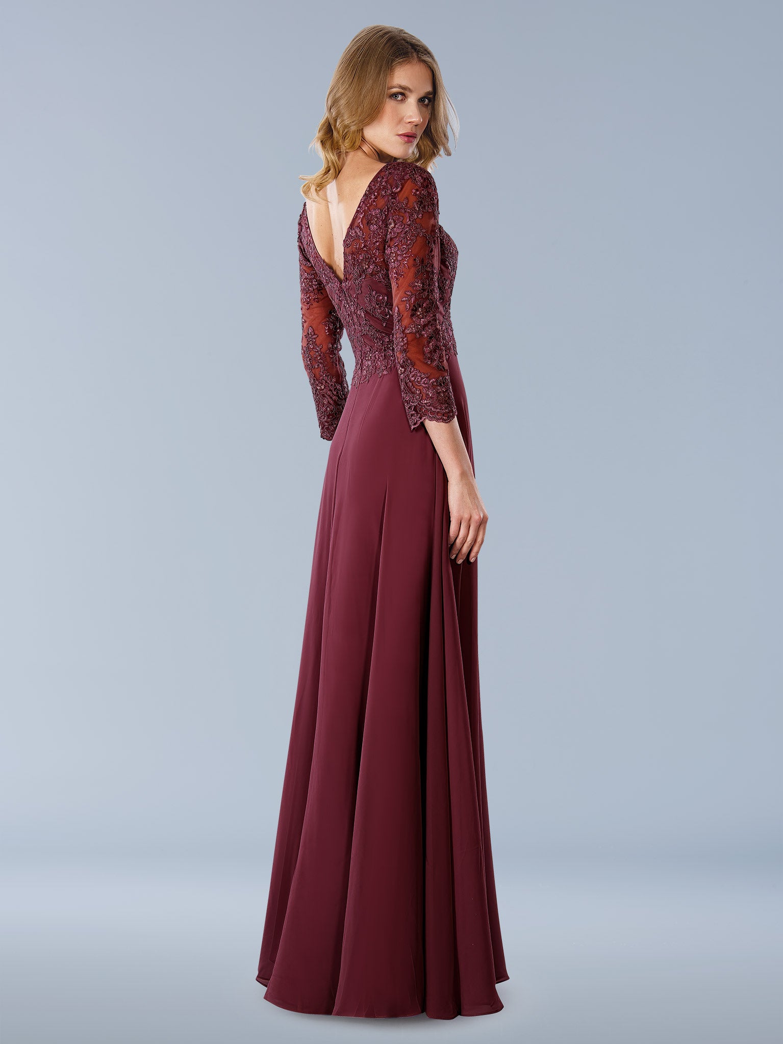 Mother of the Bride Dresses Long Mother of the Bride Formal Dress Wine