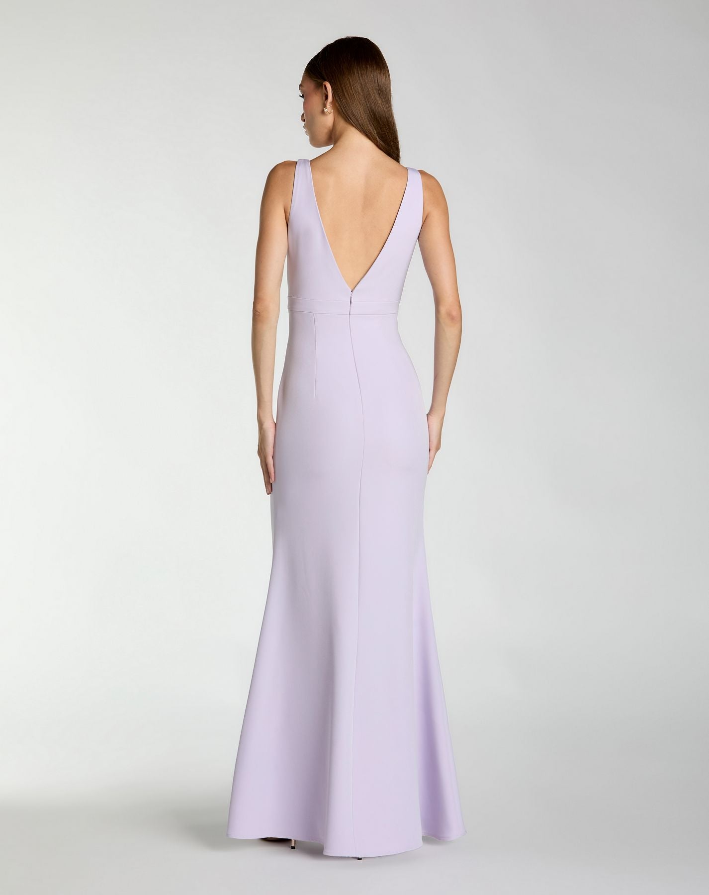 Formal Dresses Formal Mermaid Dress - Long Prom - Mac Duggal 2371 Lilac-Crepe-2371-Mermaid