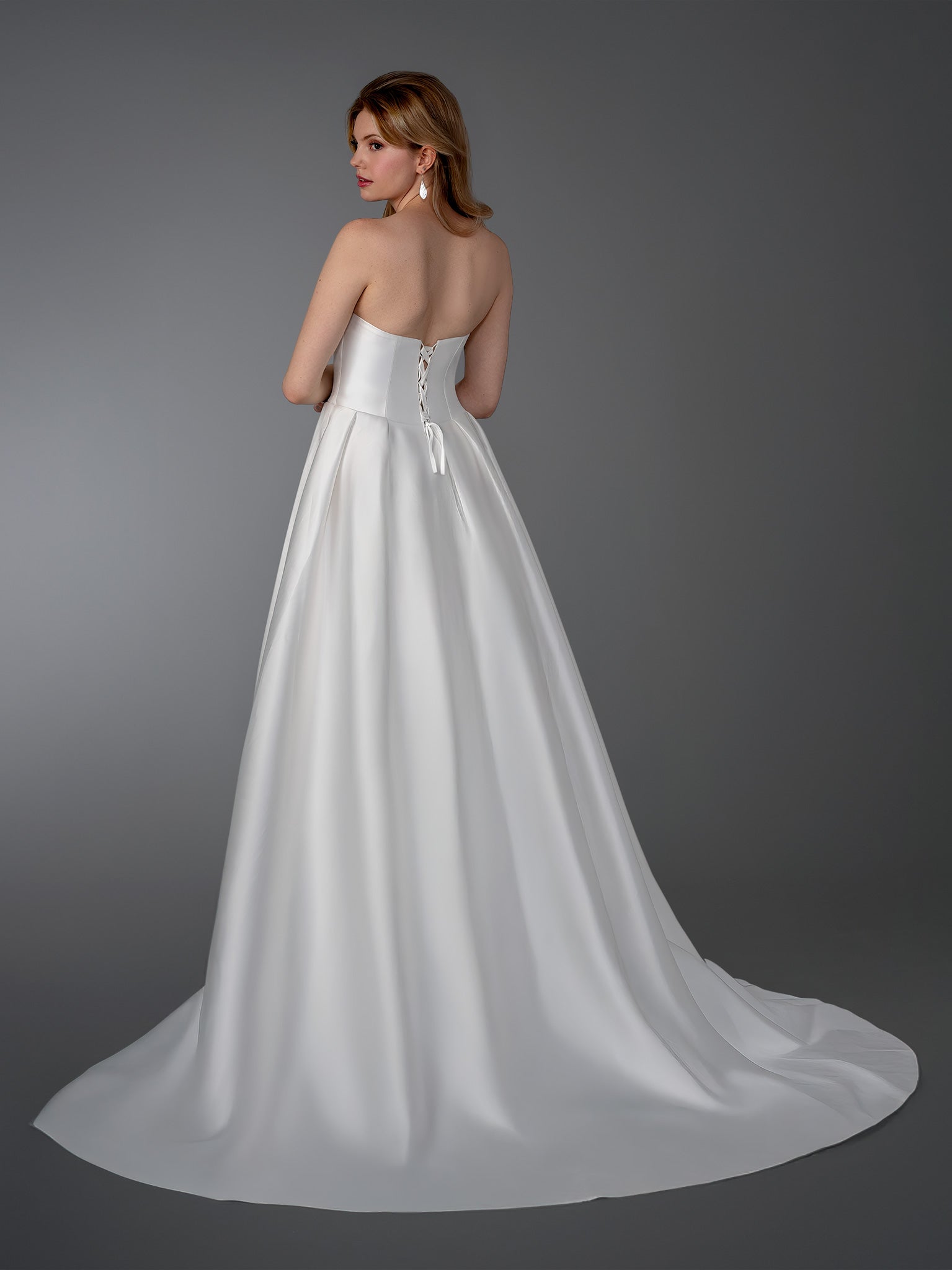 Wedding Dresses Long Slit Wedding Dress Stella Couture 26801 Off White