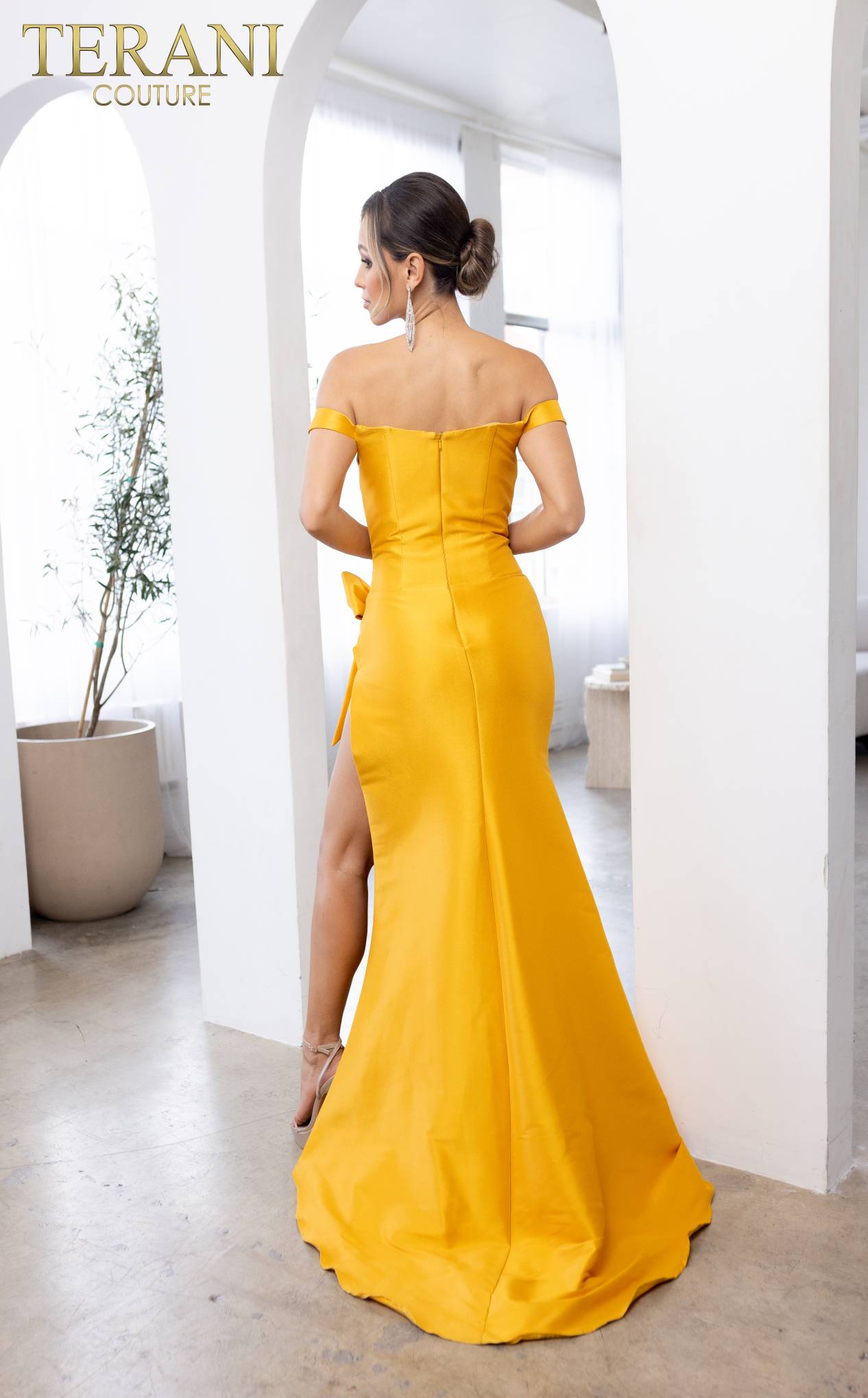 Formal Dresses Long Formal Evening Fitted Dress Curry