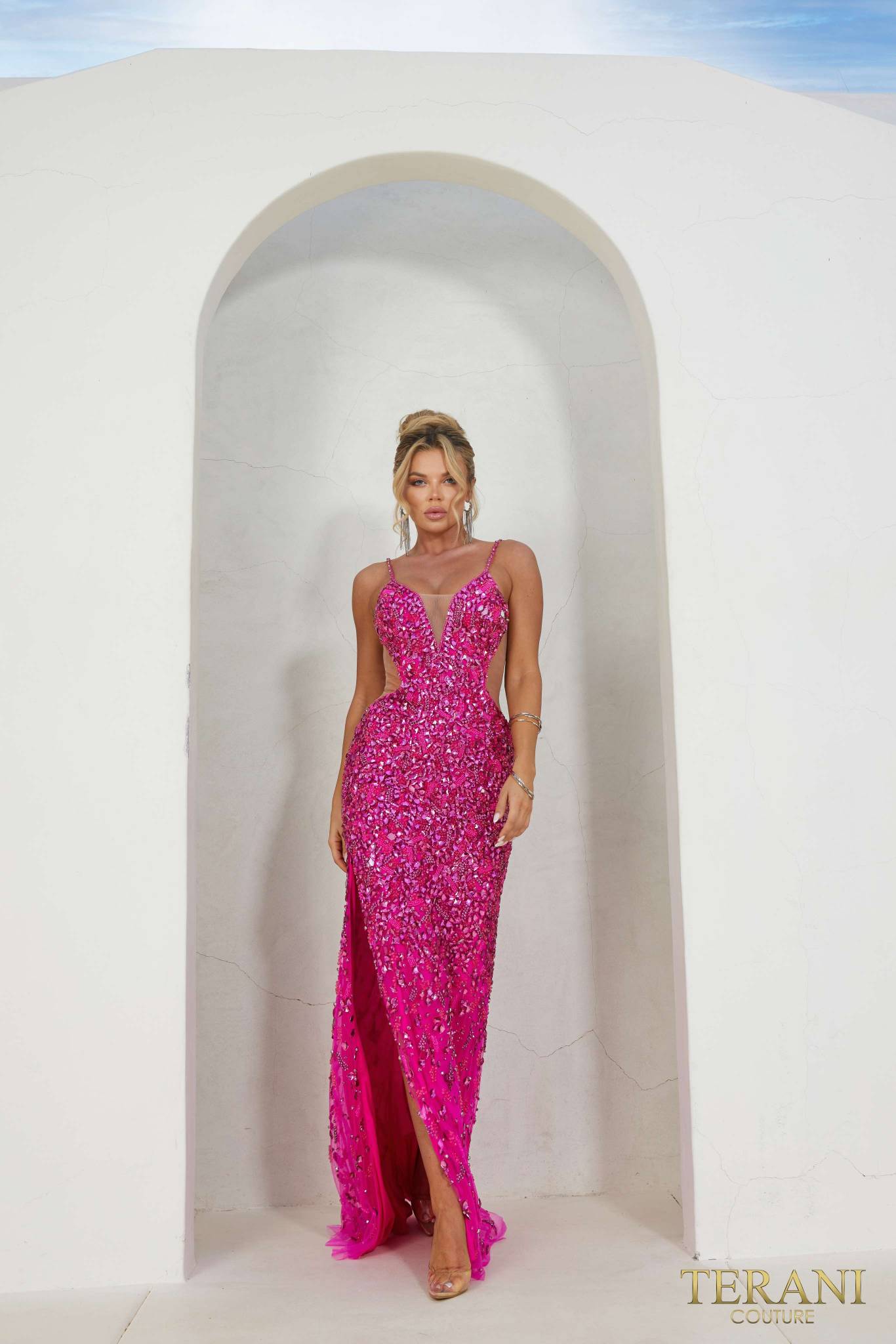 Prom Dresses Prom Long Bodycon Dress Magenta Fuchsia