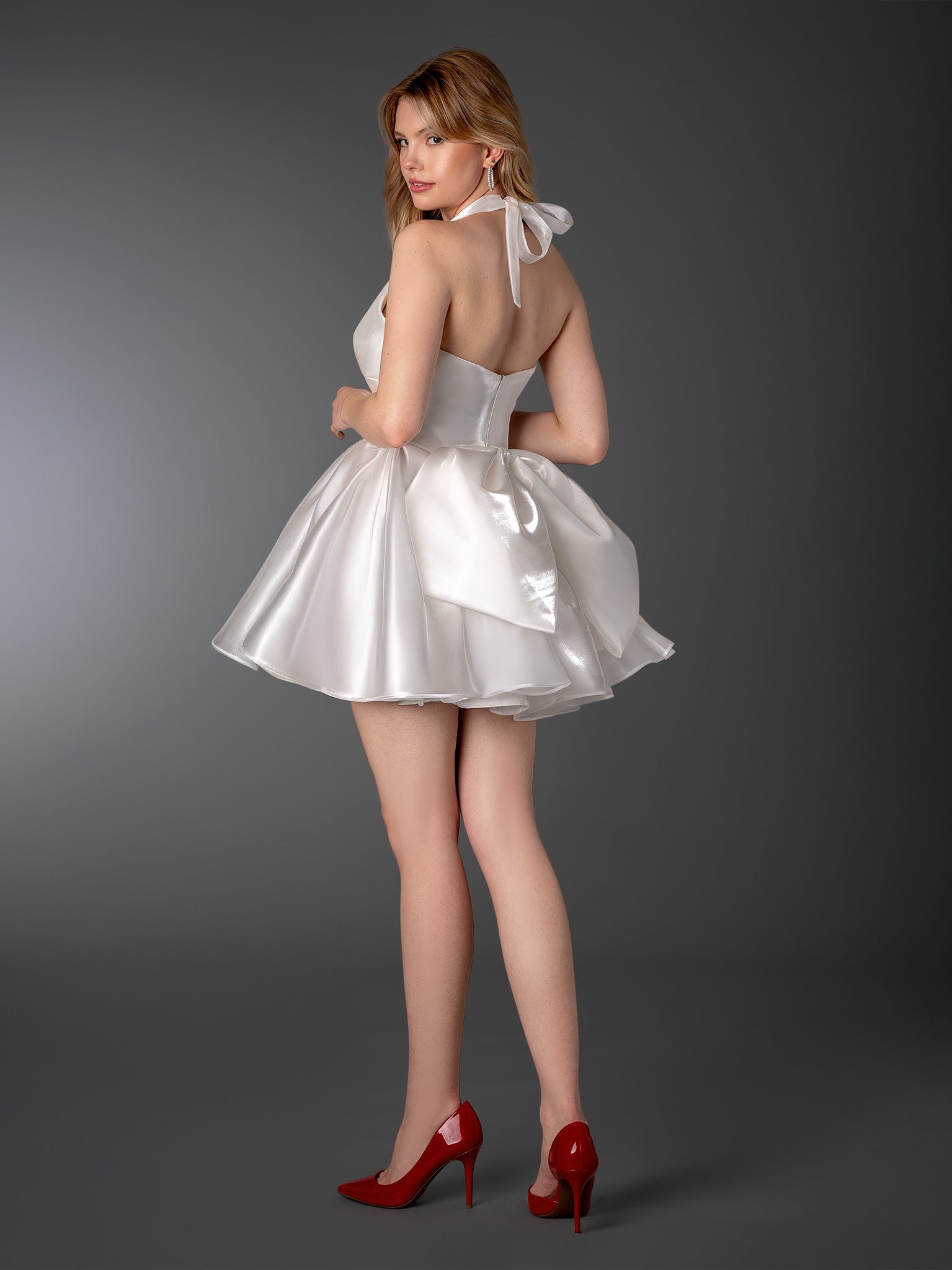 Wedding Dresses Mini A Line Short Bridal Wedding Dress Stella Couture 26903 Off White