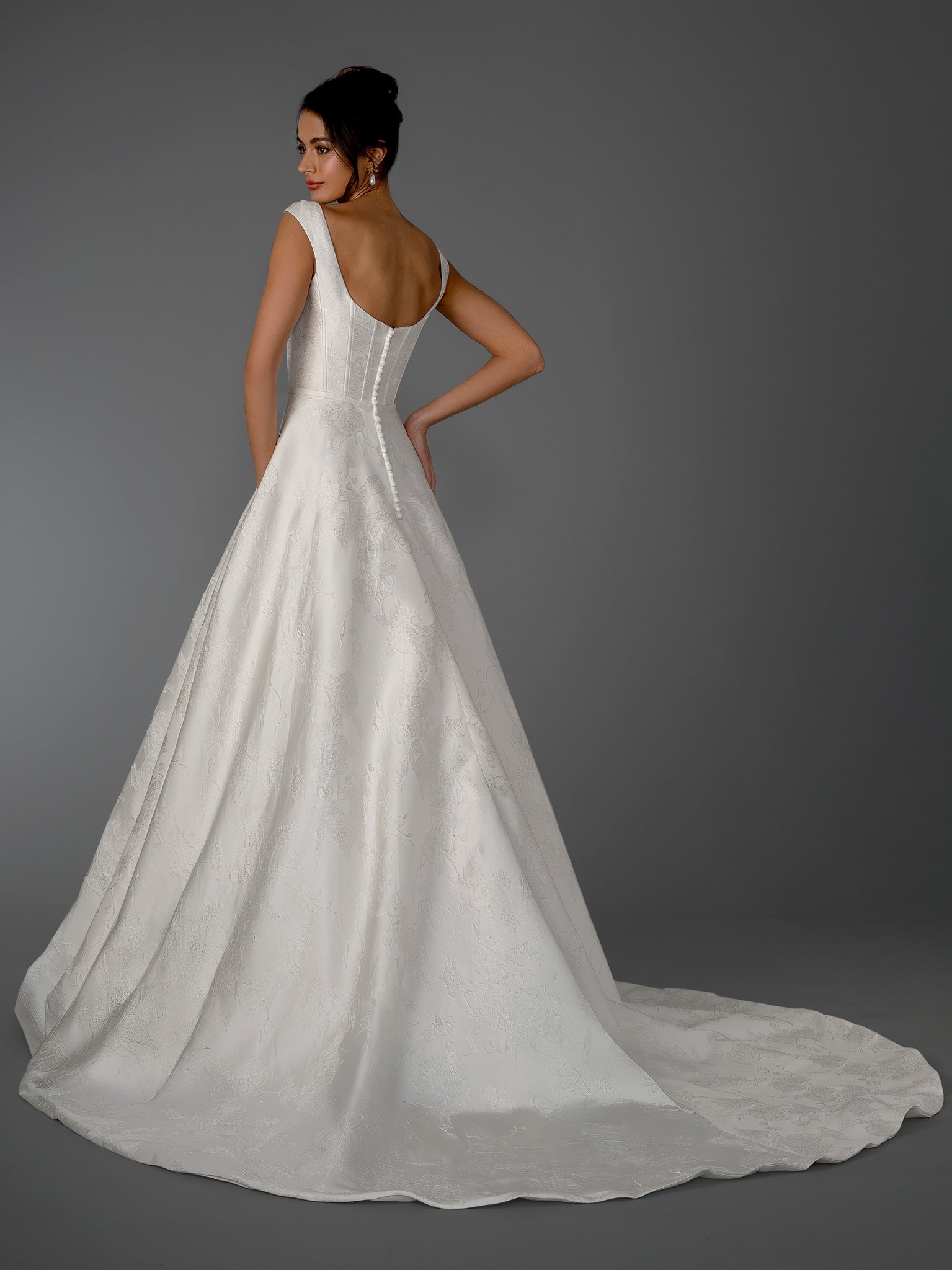 Wedding Dresses Long A Line Wedding Dress Stella Couture 26514 Off White