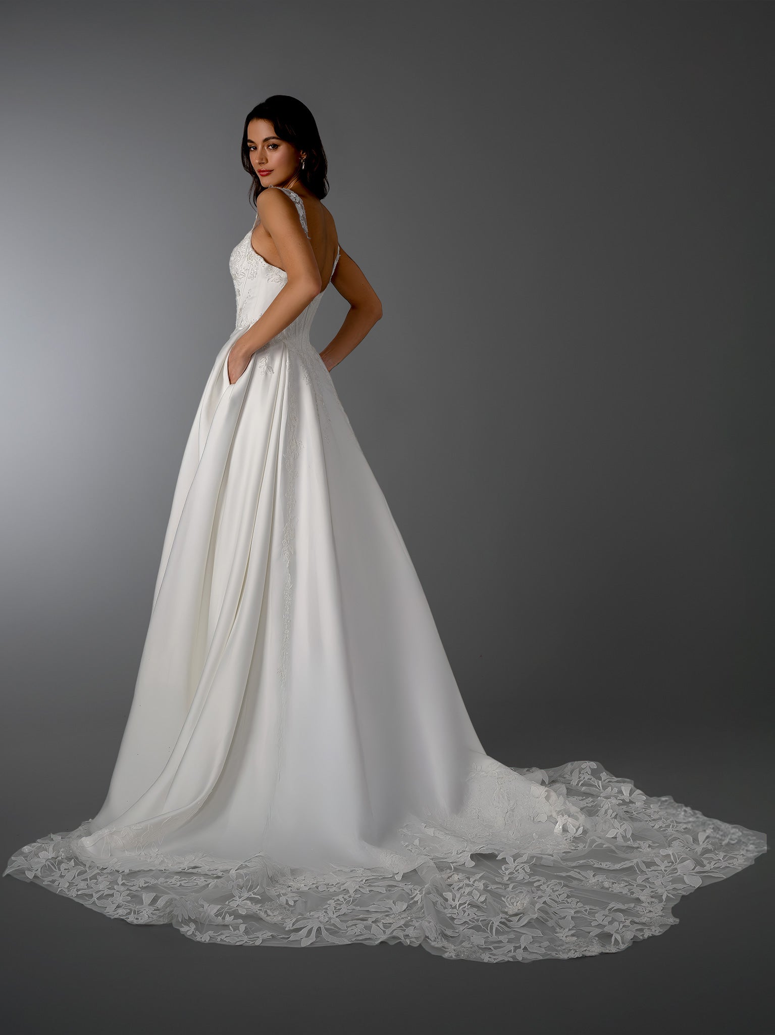 Wedding Dresses Corset A Line Ball Gown Wedding Dress Stella Couture 26506 Off White
