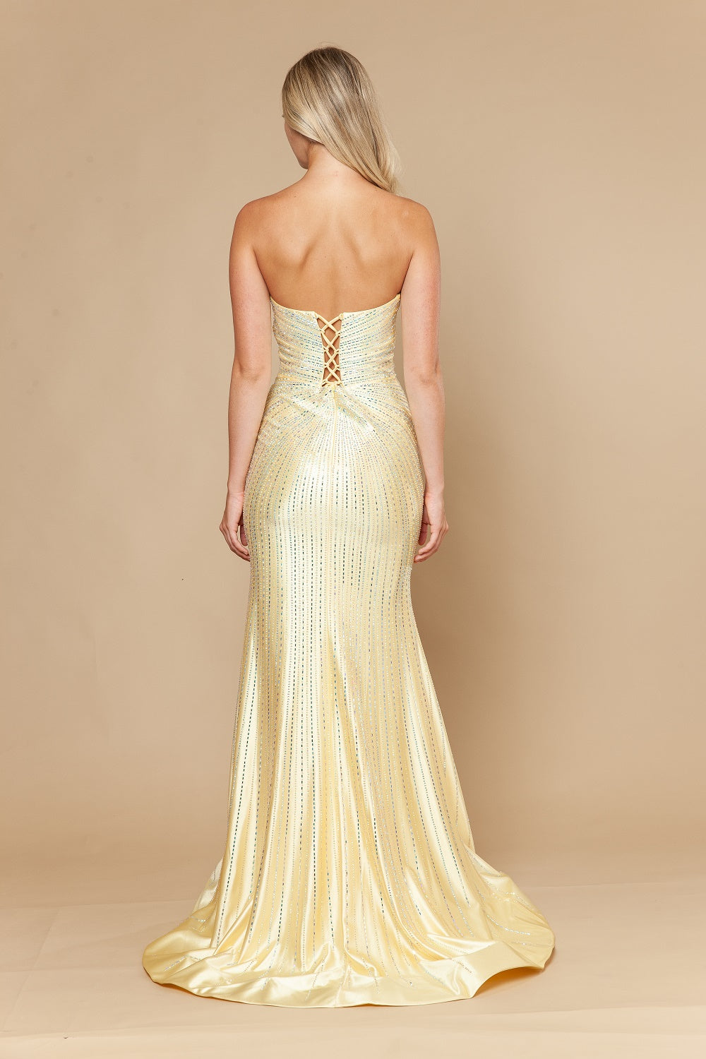Sweetheart Floor-Length Satin Prom Mermaid/Trumpet Poly USA 25154