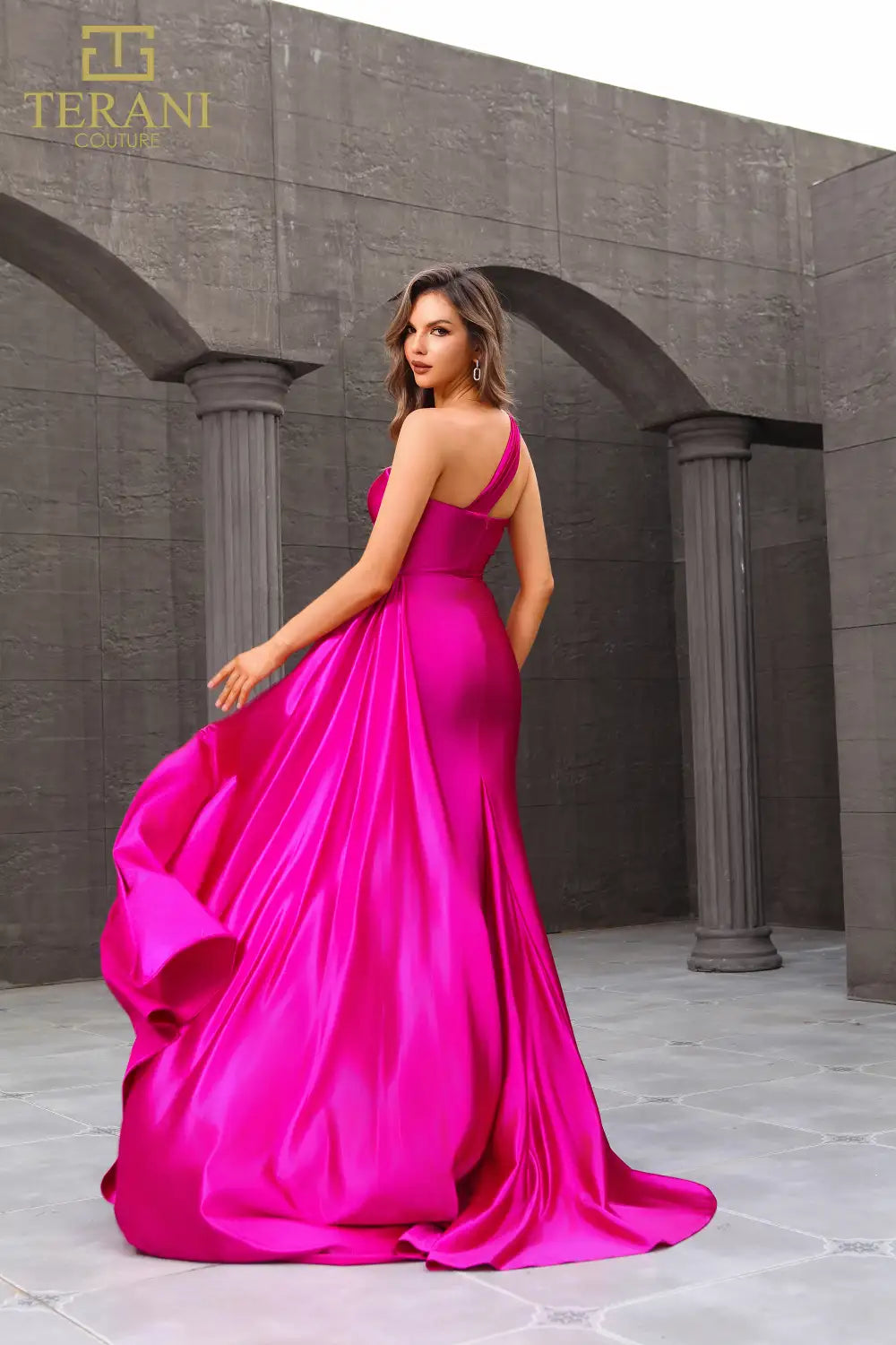 Prom Dresses Mermaid Fit Long Formal Evening Prom Dress Magenta