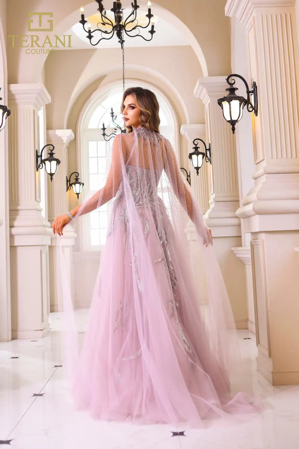 Prom Dresses A Line Long Ball Gown Formal Beaded Prom Dress Rose Silver