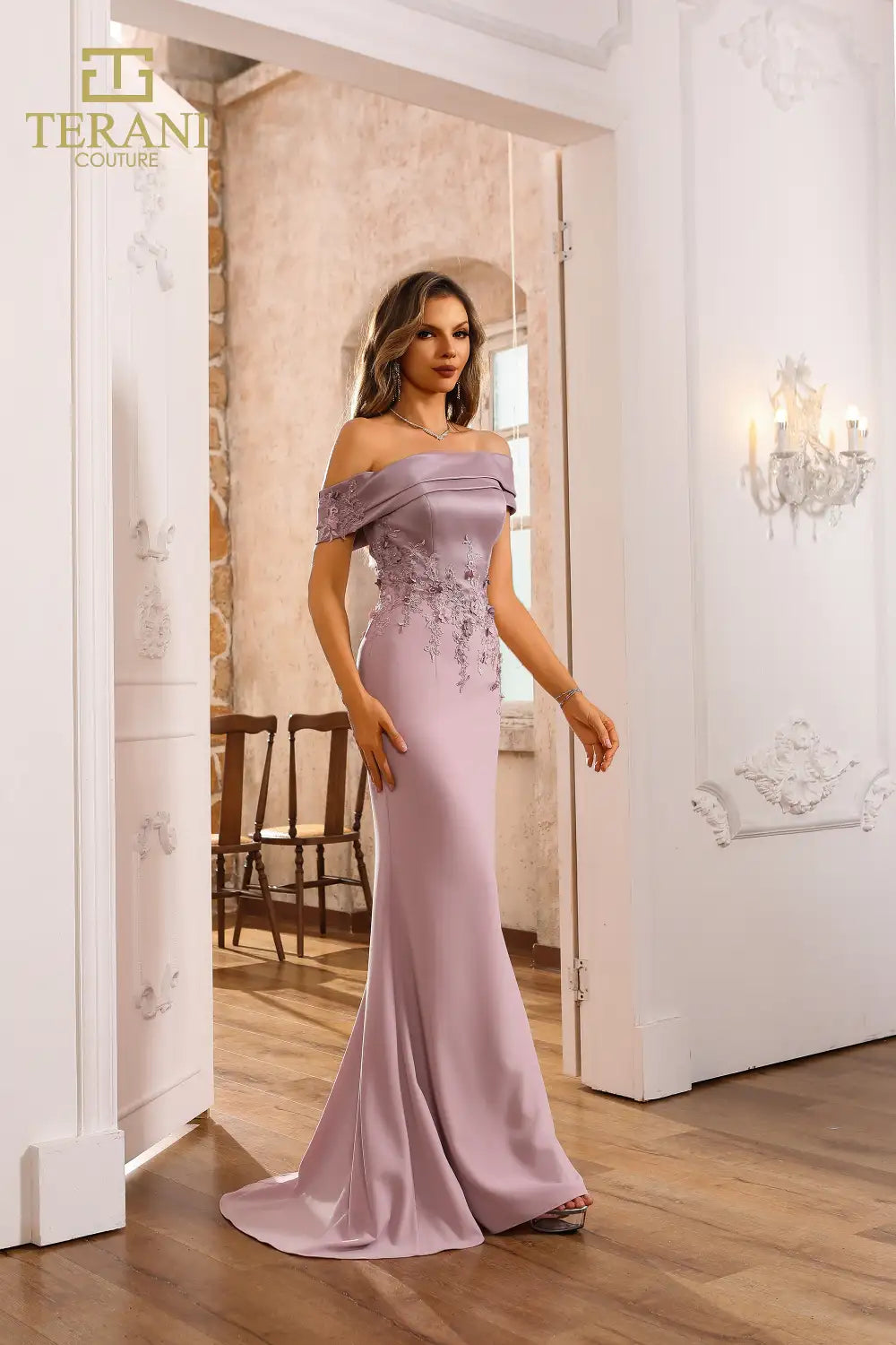 Formal Dresses Long Formal Fitted Evening Dress Rose Mauve