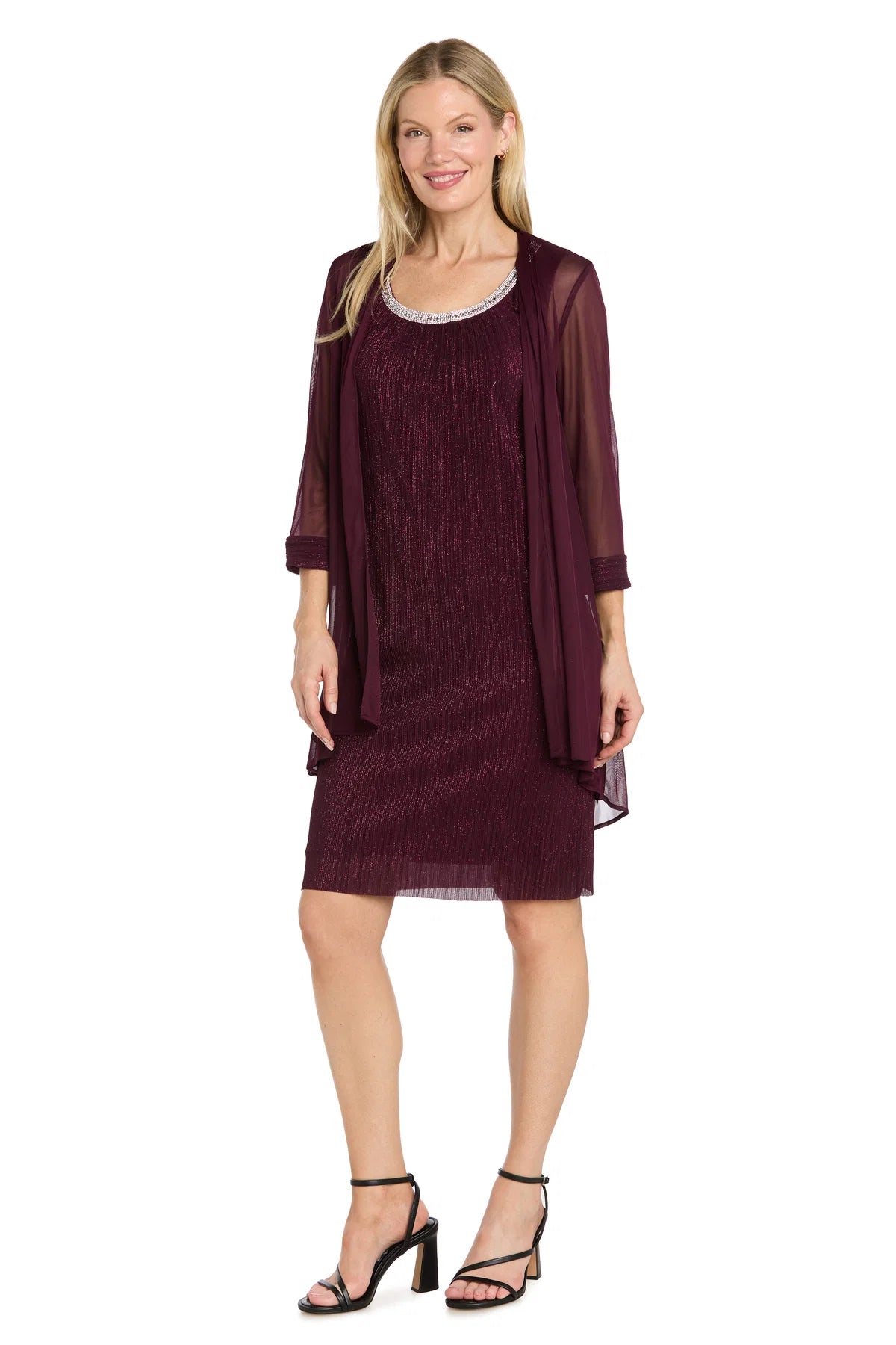 R&M Richards Short Mother of the Bride Dress 2583 - The Dress Outlet