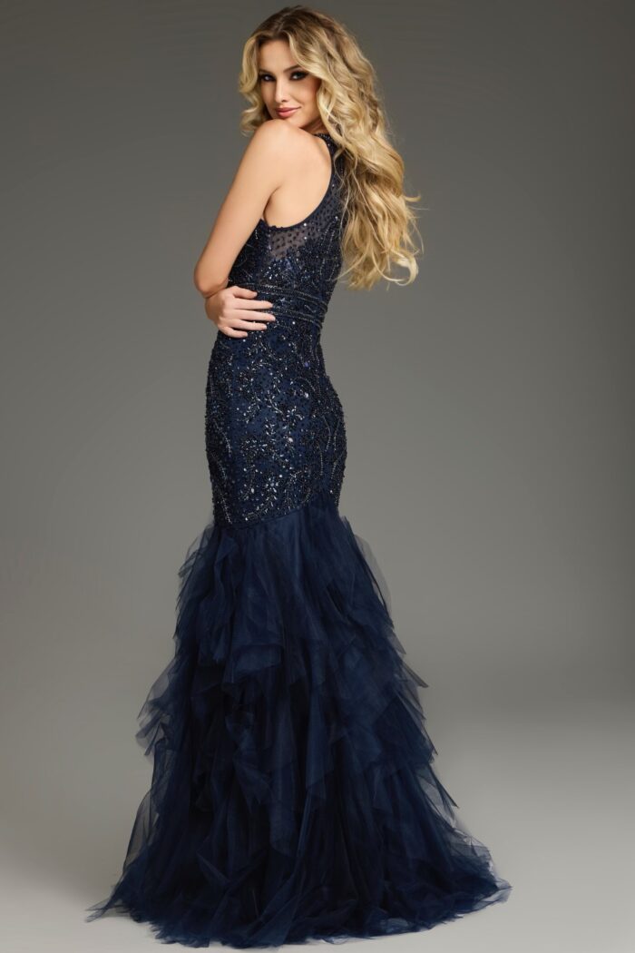 Formal Dresses Long Formal Mermaid Evening Dress Navy