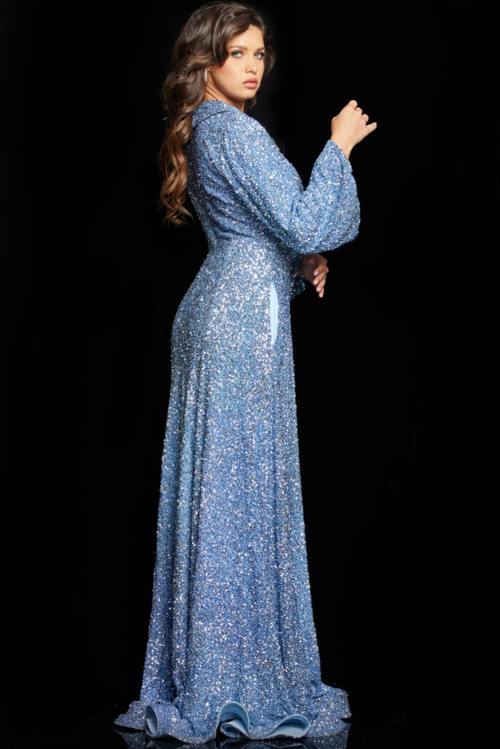 Formal Dresses Long Sequin Formal Evening Dress Blue
