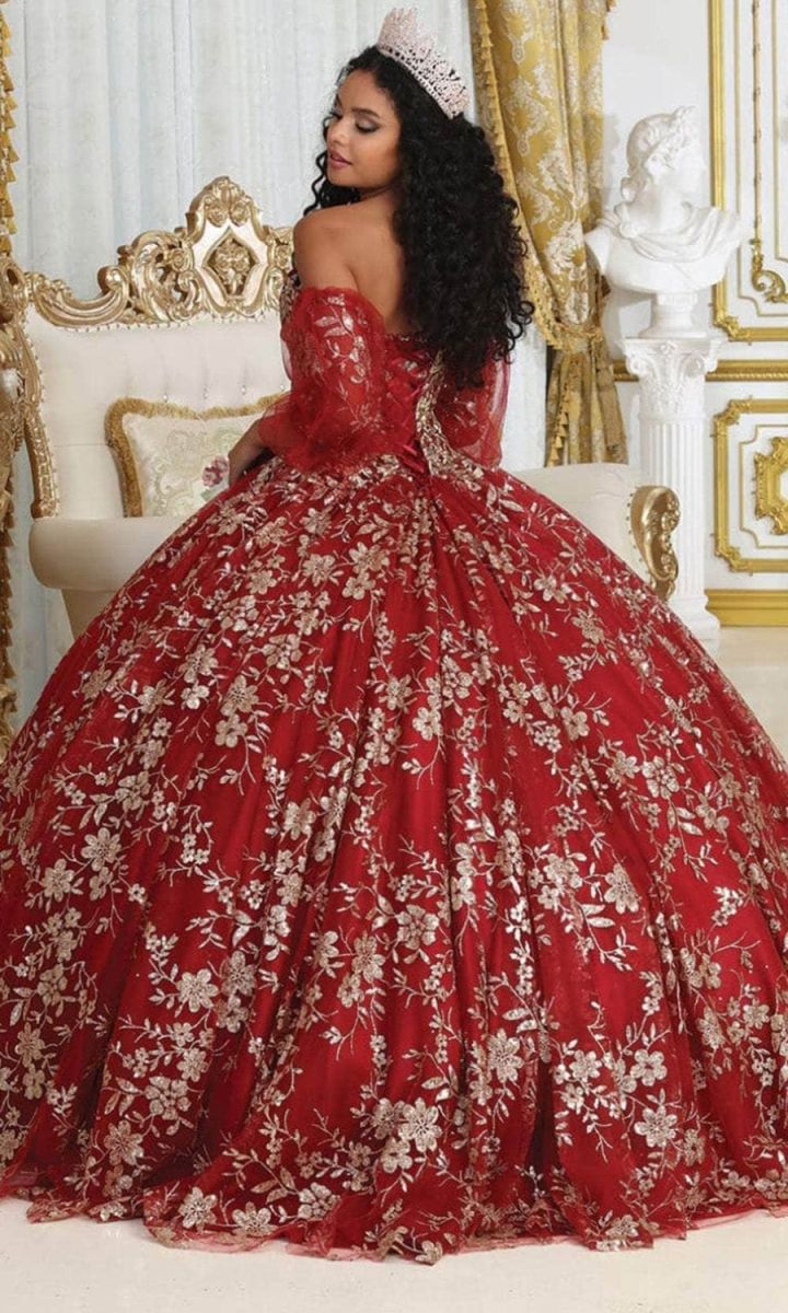 Sweetheart Floor-Length Tulle Quinceañera Ball Gown May Queen LK200