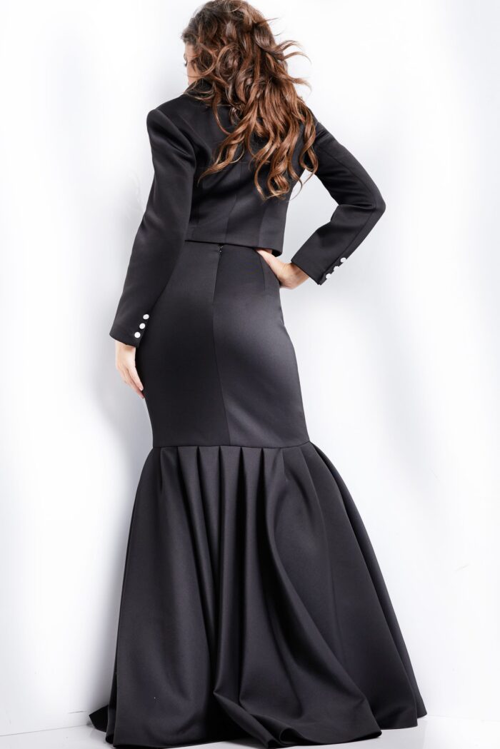 Formal Dresses Long Black and White Formal Dress Black/White