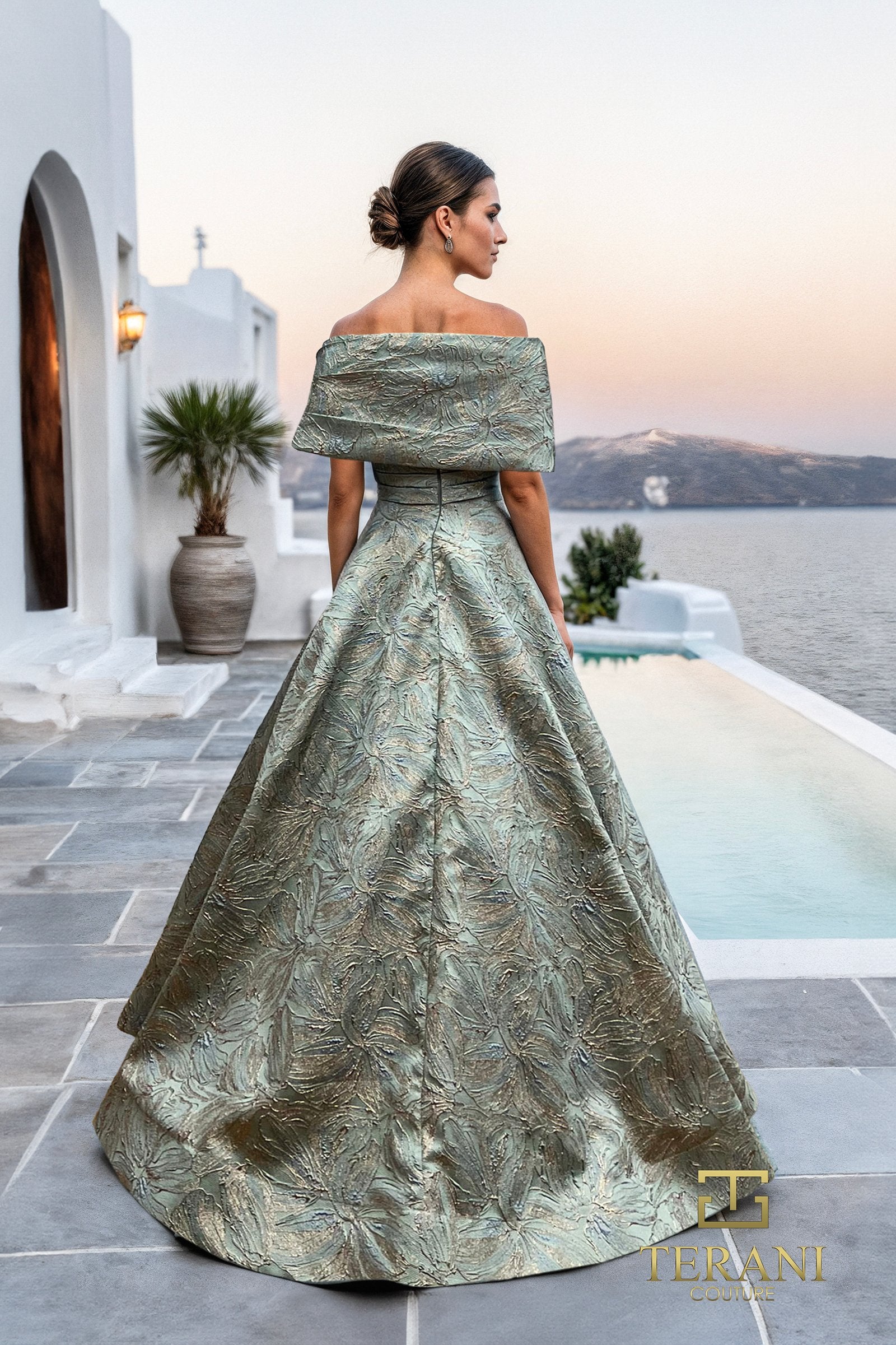 Formal Dresses Long Formal Ball Gown Mother of the Bride Dress Seafoam