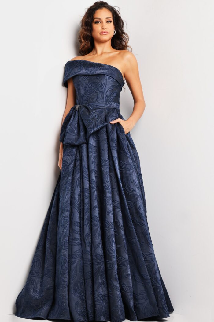 Formal Dresses Long A Line Formal Evening Dress Navy