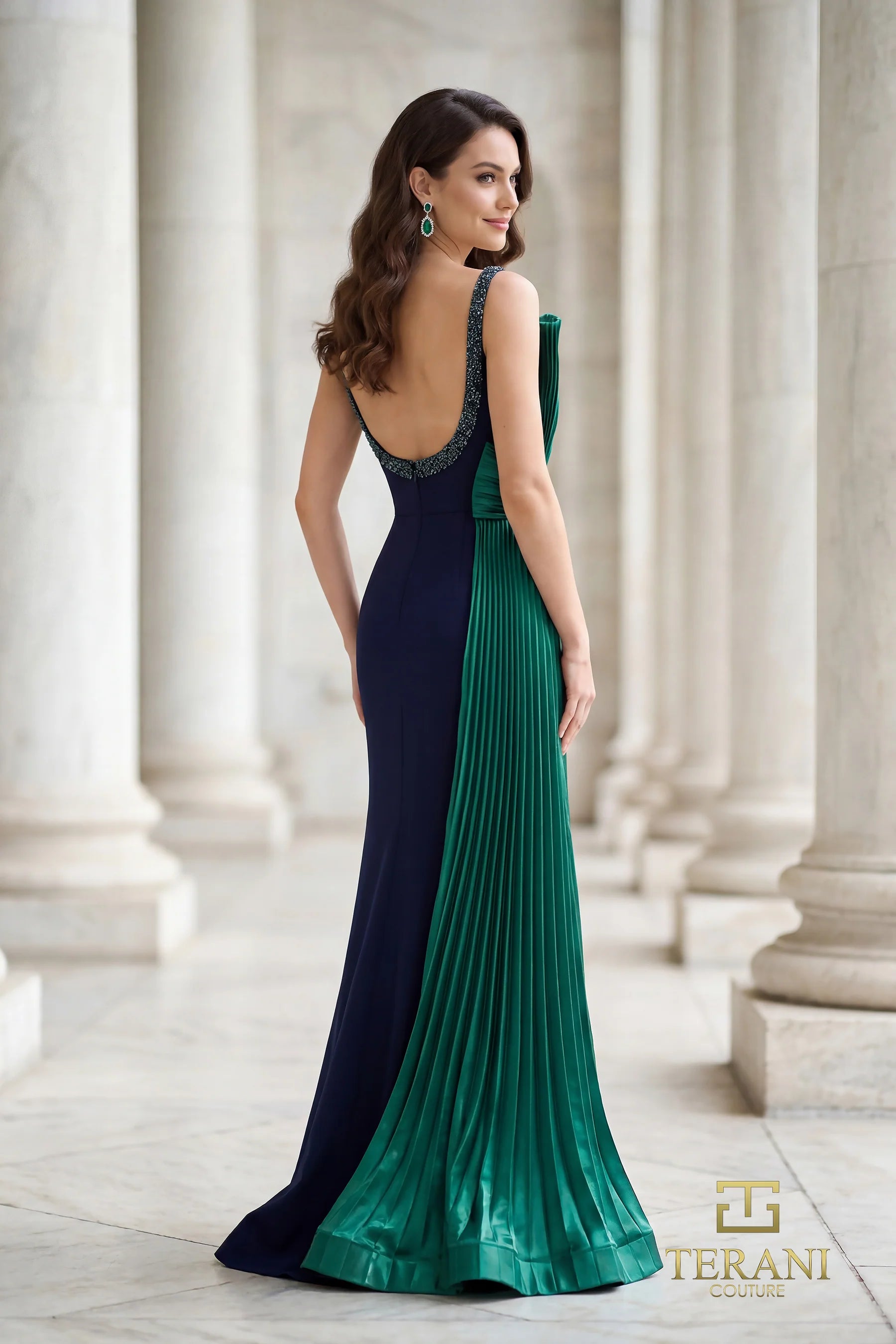 Sweetheart Floor-Length Satin Formal Sheath Terani Couture 262E7085