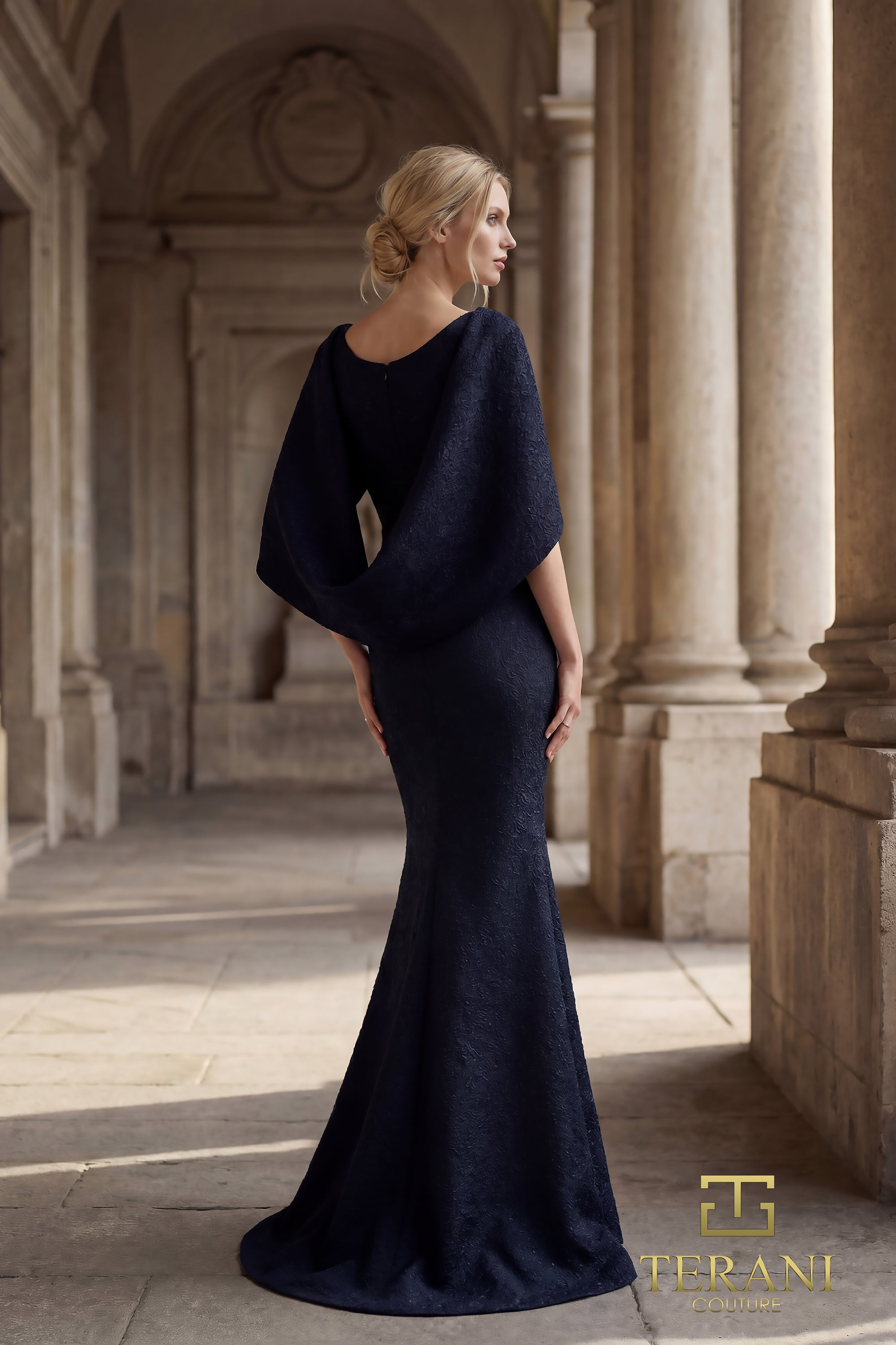 Scoop Floor-Length Lace Formal Mermaid Terani Couture 262M7262