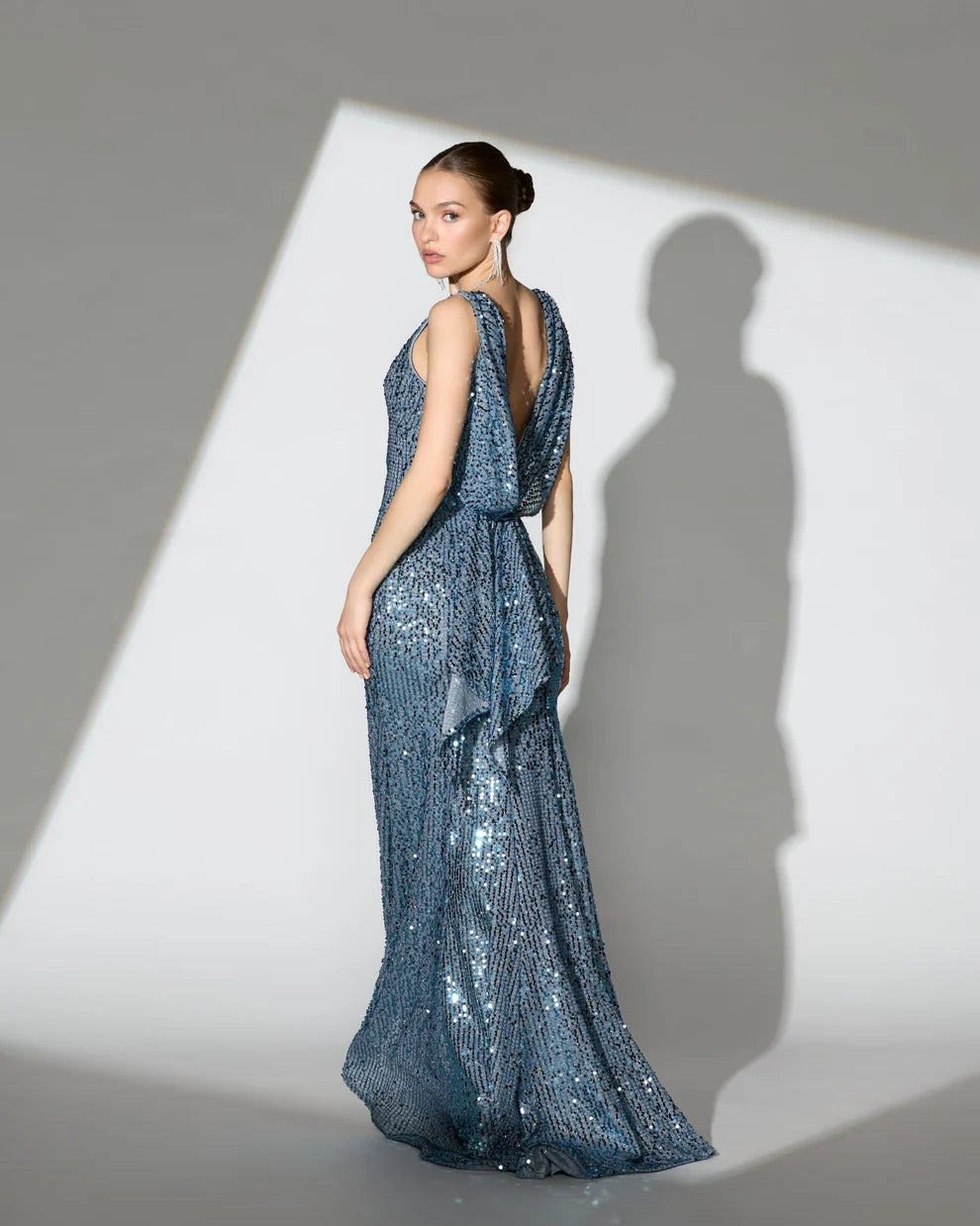 Mac Duggal Long Formal Sleeveless Evening Dress - The Dress Outlet