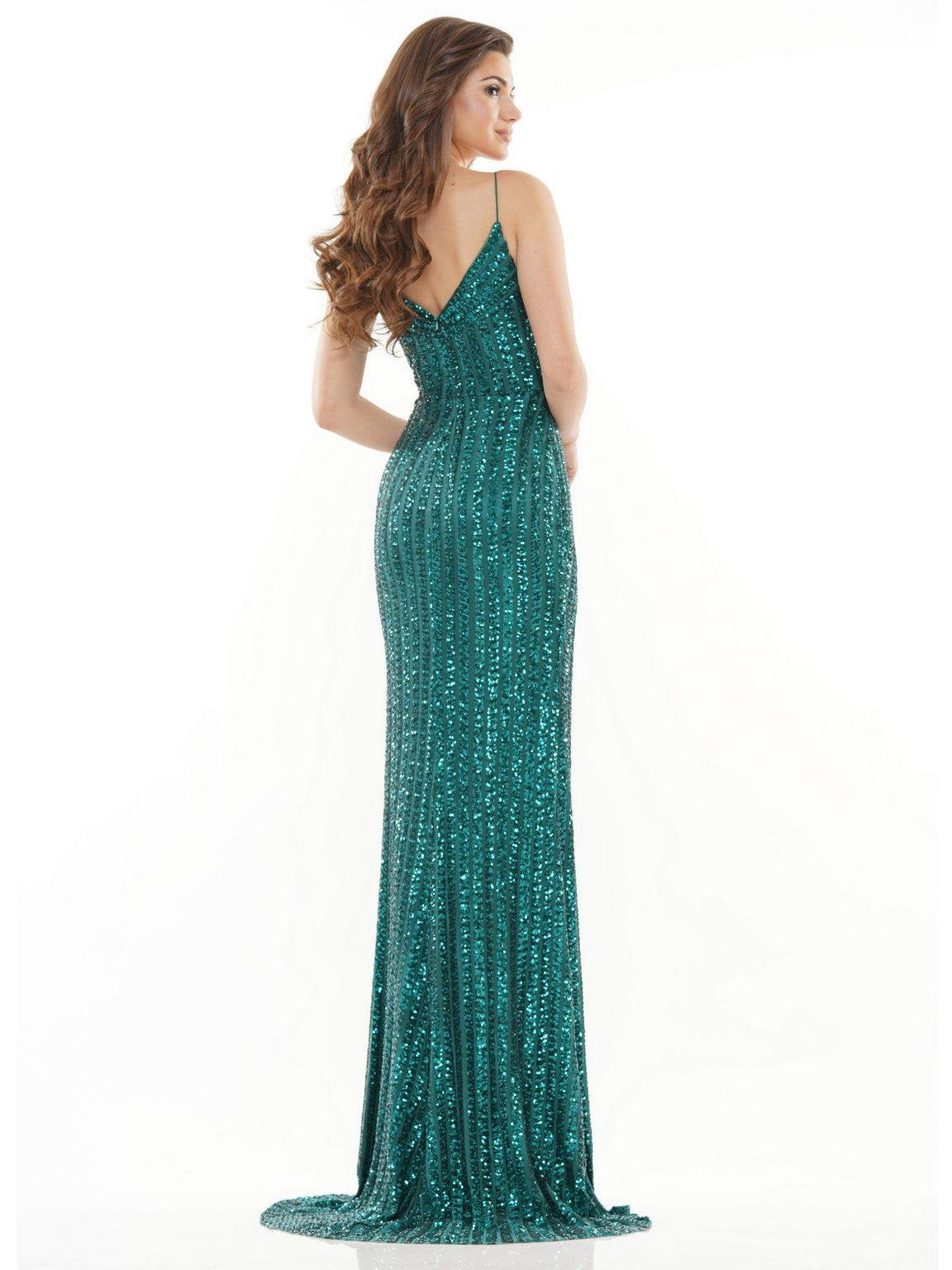 Colors Long Spaghetti Strap Formal Prom Gown 2659 - The Dress Outlet